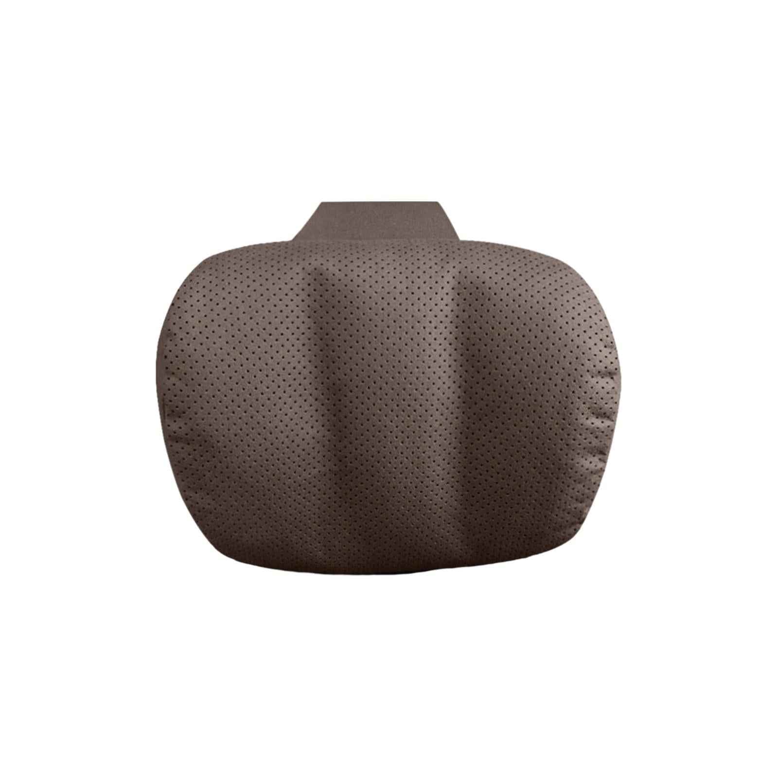 Car Headrest Pillow Comfortable Soft Portable Auto Headrest Car Neck Pillow Brown