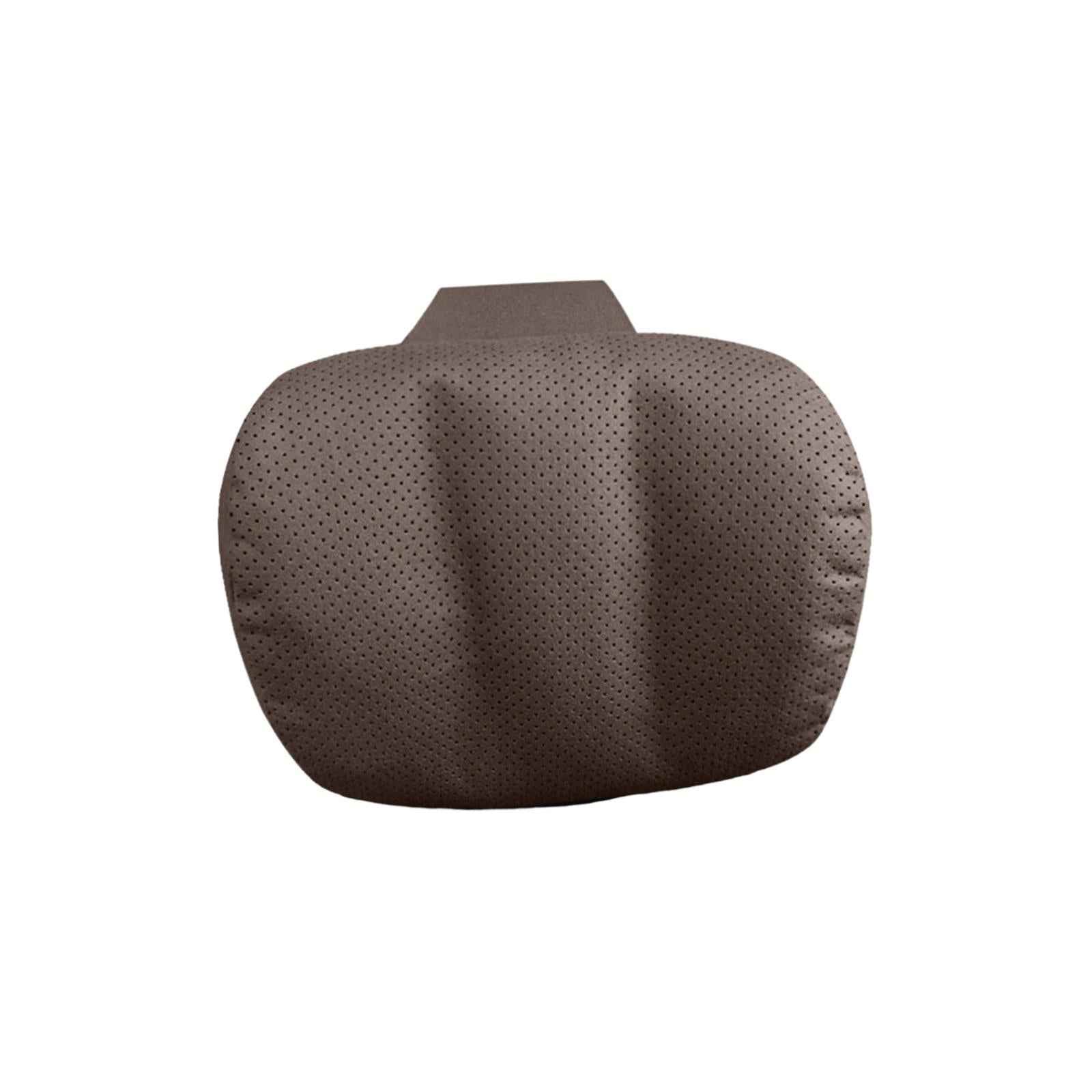 Car Headrest Pillow Comfortable Soft Portable Auto Headrest Car Neck Pillow Brown