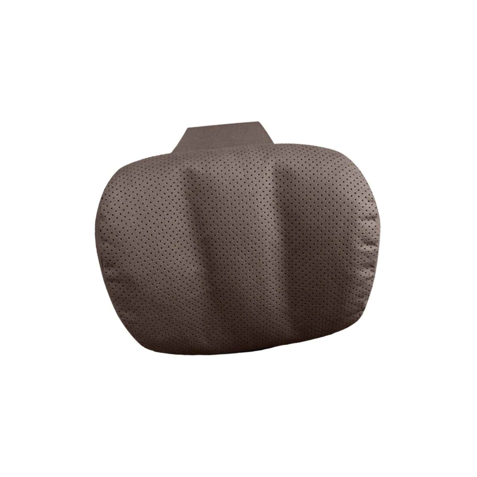 Car Headrest Pillow Comfortable Soft Portable Auto Headrest Car Neck Pillow Brown