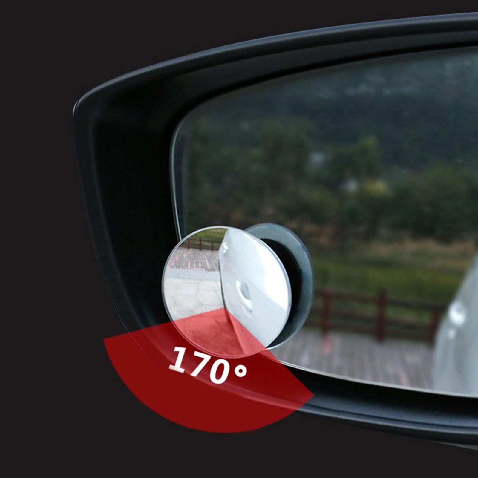 3xBlind Spot Mirror Adhesive Back Adjustable Accessory for Truck Van Cars