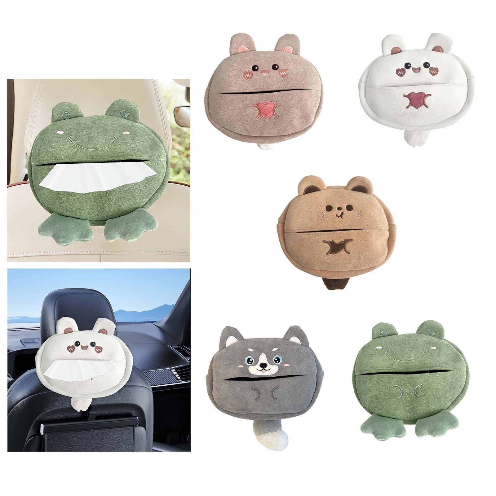 Cute Car Tissue Holder Soft Cartoon Car Tissue Holder for Bathroom Auto Style A