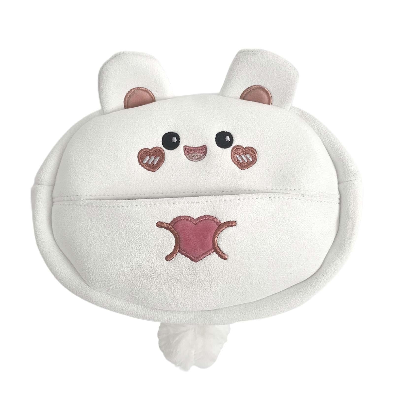 Cute Car Tissue Holder Soft Cartoon Car Tissue Holder for Bathroom Auto Style B