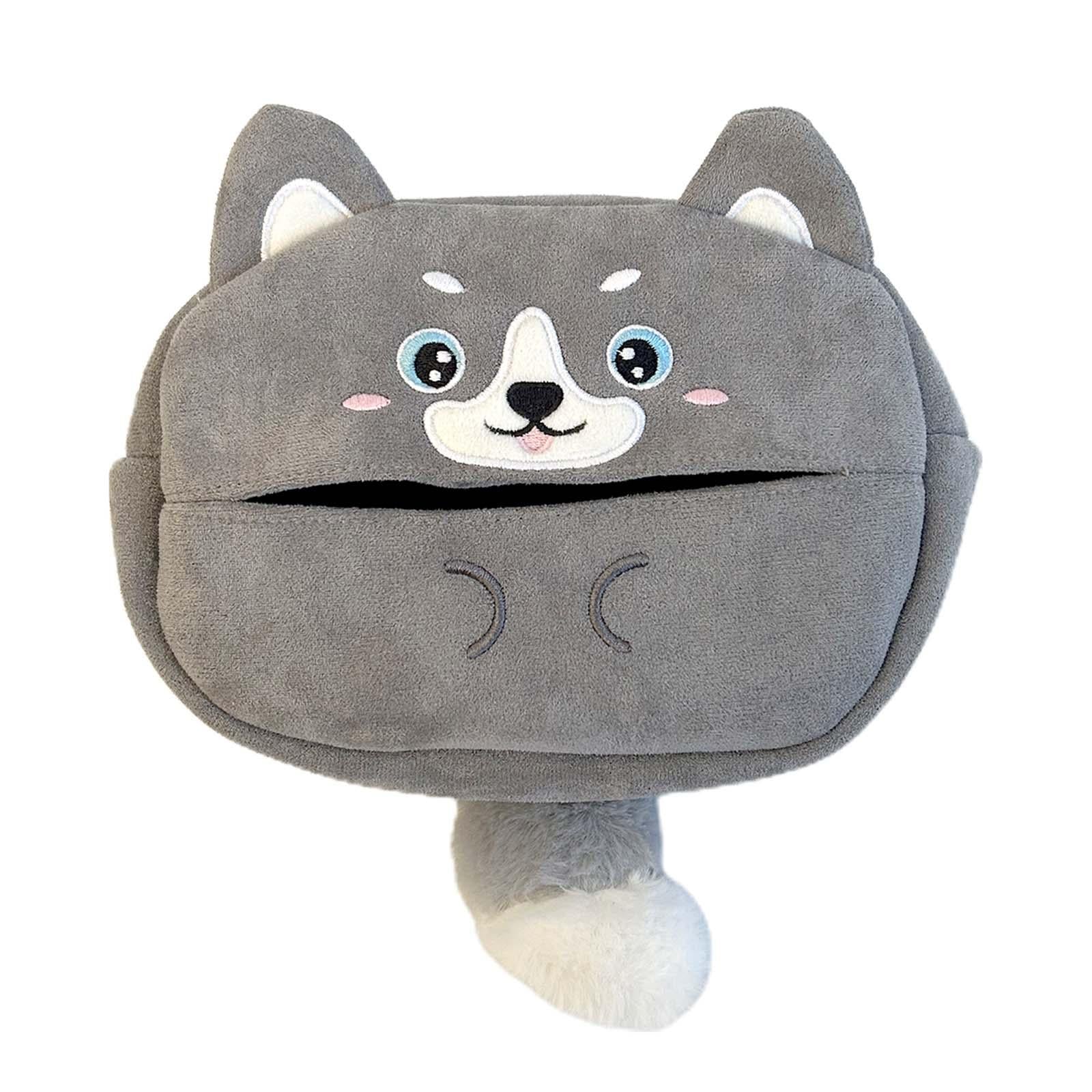 Cute Car Tissue Holder Soft Cartoon Car Tissue Holder for Bathroom Auto Style D