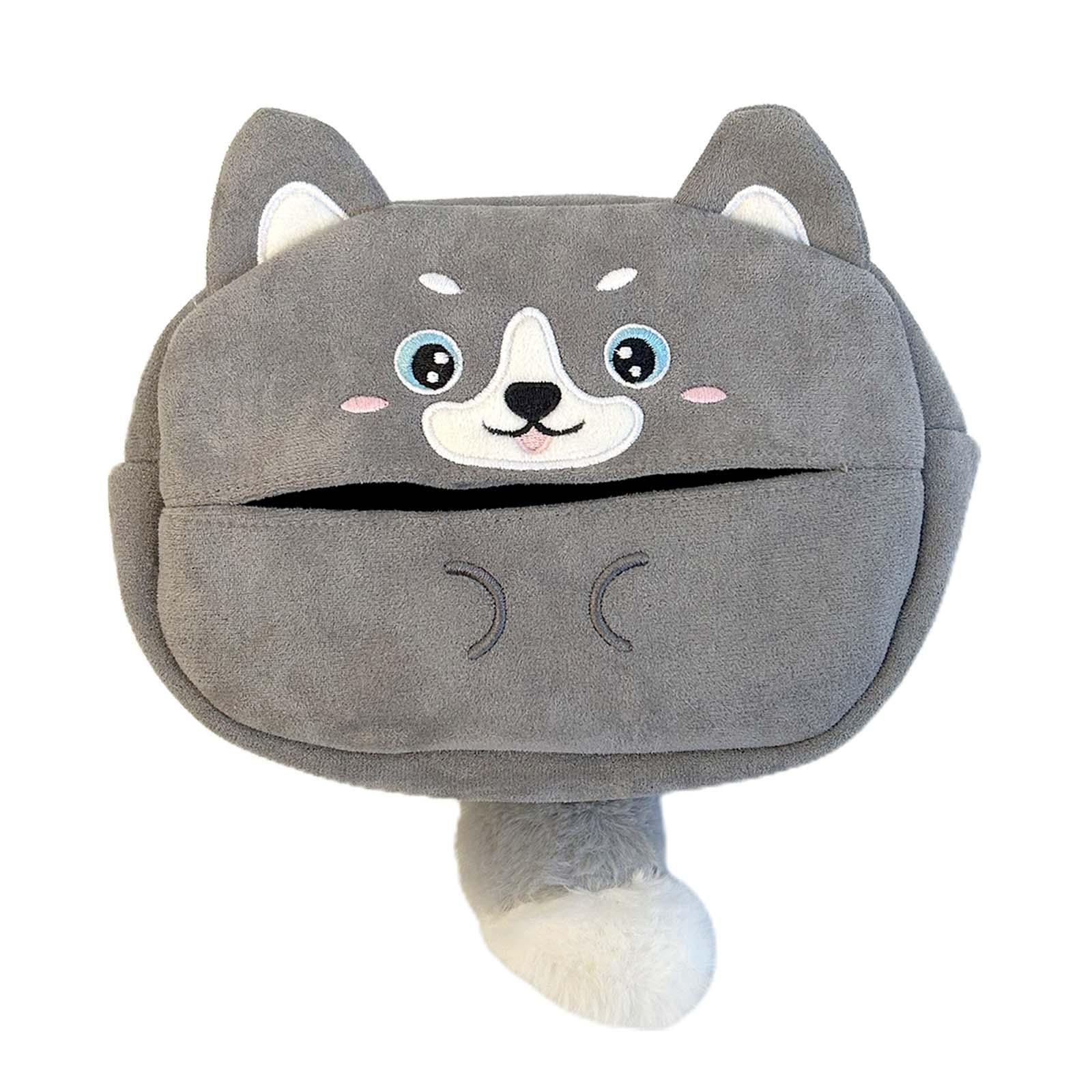 Cute Car Tissue Holder Soft Cartoon Car Tissue Holder for Bathroom Auto Style D