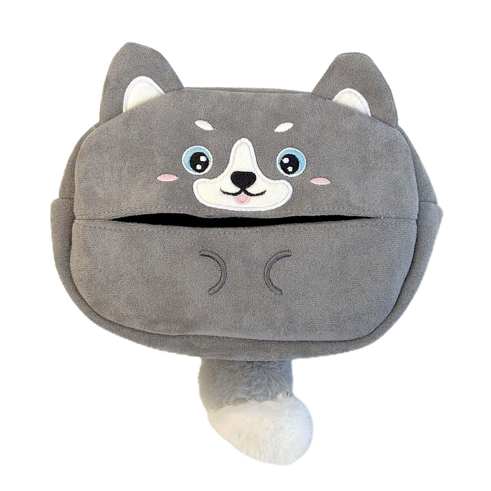 Cute Car Tissue Holder Soft Cartoon Car Tissue Holder for Bathroom Auto Style D