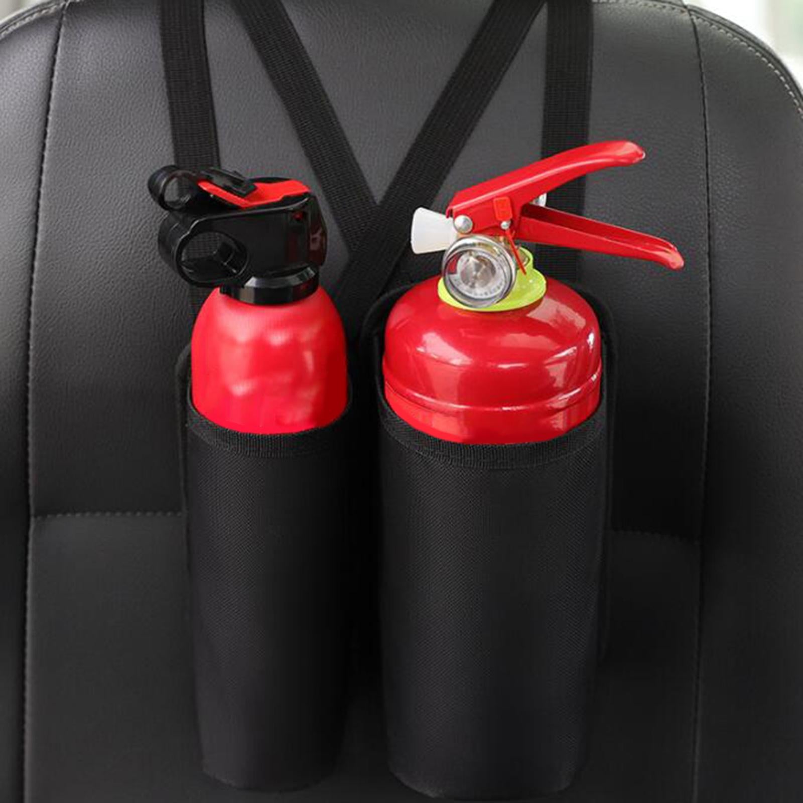 2xCar Fire Extinguisher Bag Easy Installation Strong Seatback Water Bag Medium