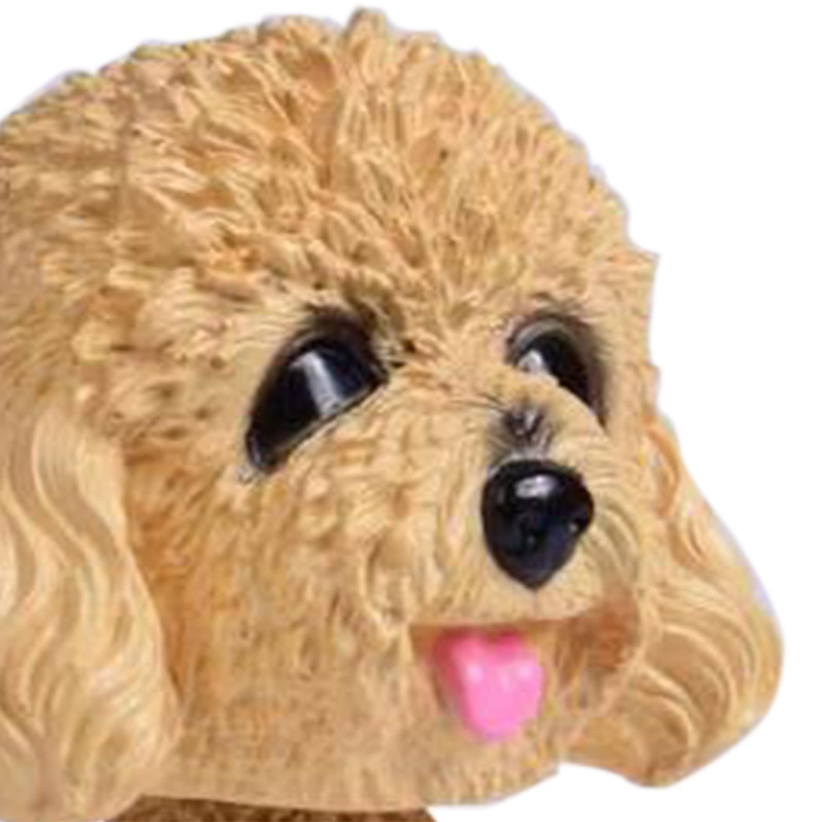 Funny Shaking Head Dog Figurine Resin for Desk Room Desktop Car Vehicle Style C