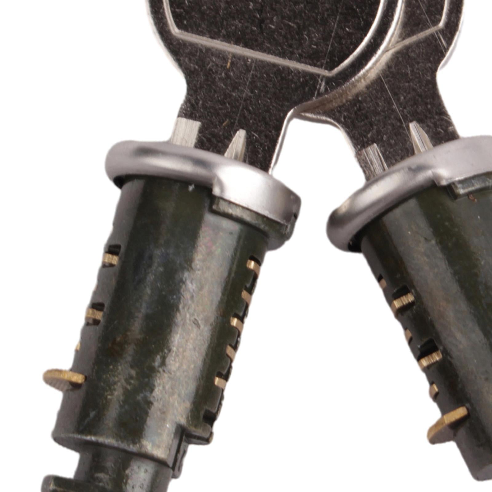 2xLock Cylindes Car Rack Parts Professional Rooftop Cargo Rack Locks Accessory