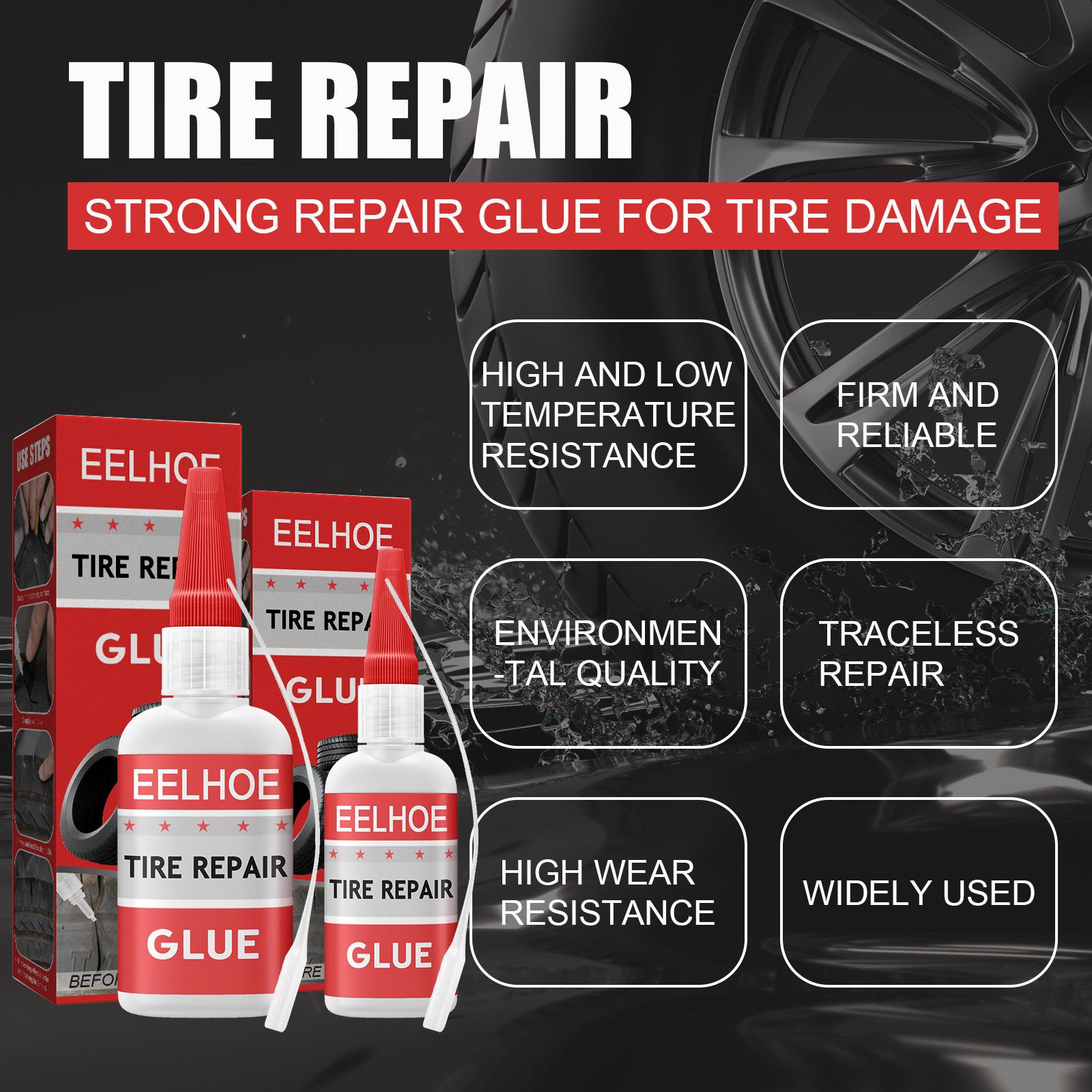 3xTire Repair Glue Durable Sole Repair Glue for Vehicles Belt Rubber Tube 30ml