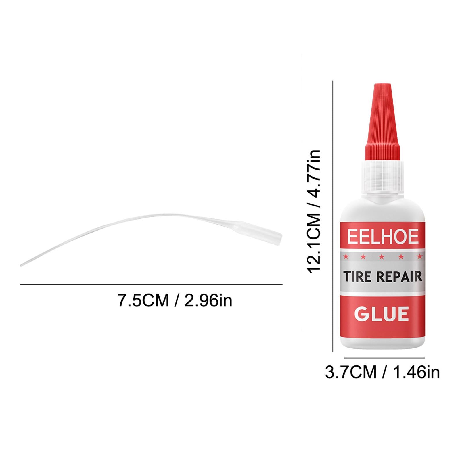 3xTire Repair Glue Durable Sole Repair Glue for Vehicles Belt Rubber Tube 50ml