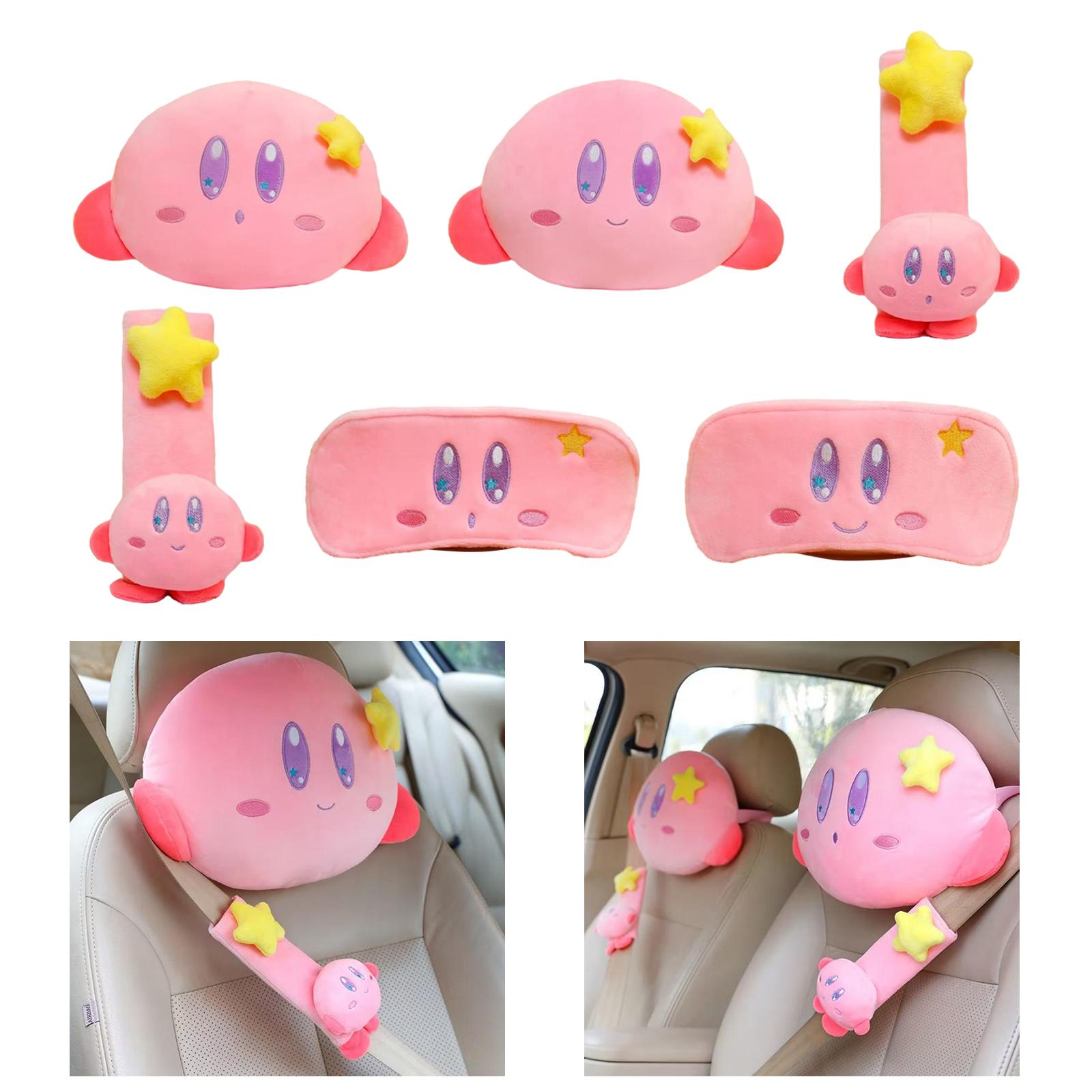 Car Neck Pillow Ergonomic Cervical Support for Kirby Attachment Vehicle O Shaped Mouth