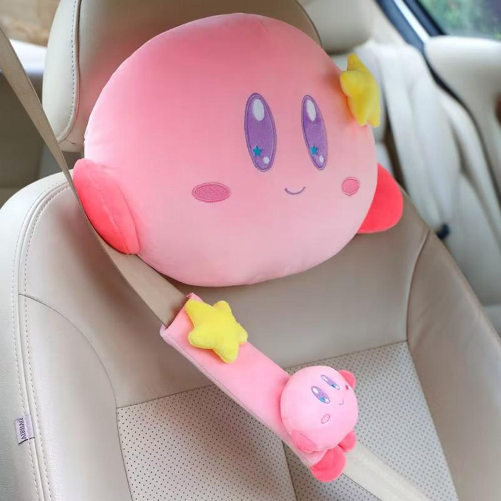 Car Neck Pillow Ergonomic Cervical Support for Kirby Attachment Vehicle O Shaped Mouth