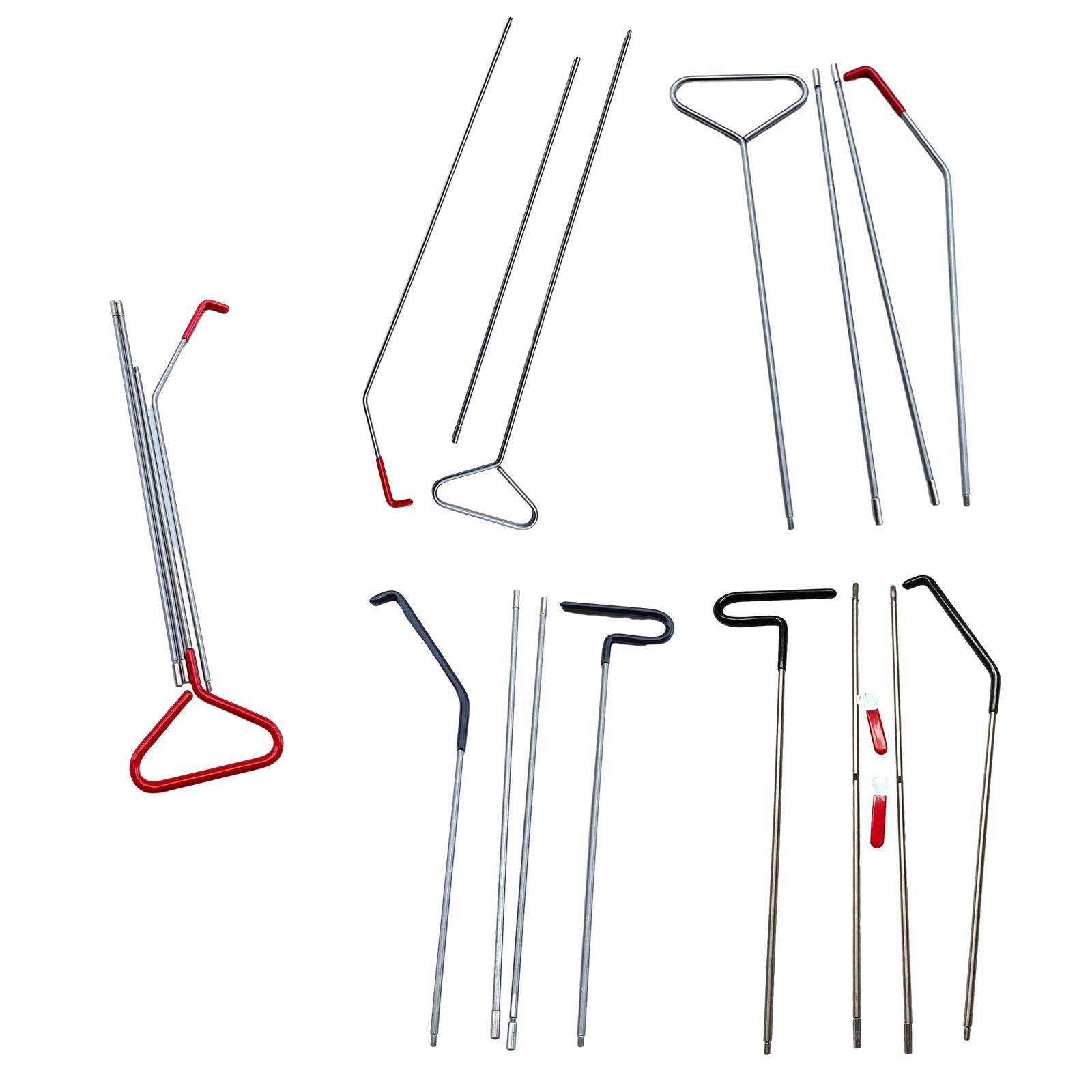 Car Access Long Reach Tool Set Interior Long Pins Puller Hook for Trucks A