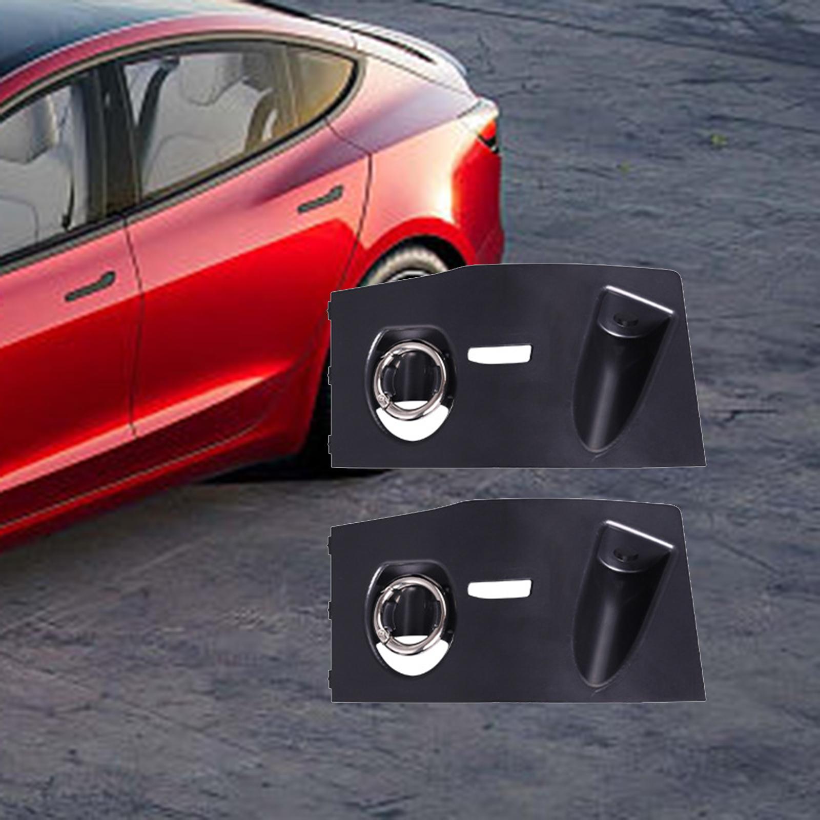 2Pcs Rear Door Emergency Handles Auto Parts Accessory for Tesla Model 3