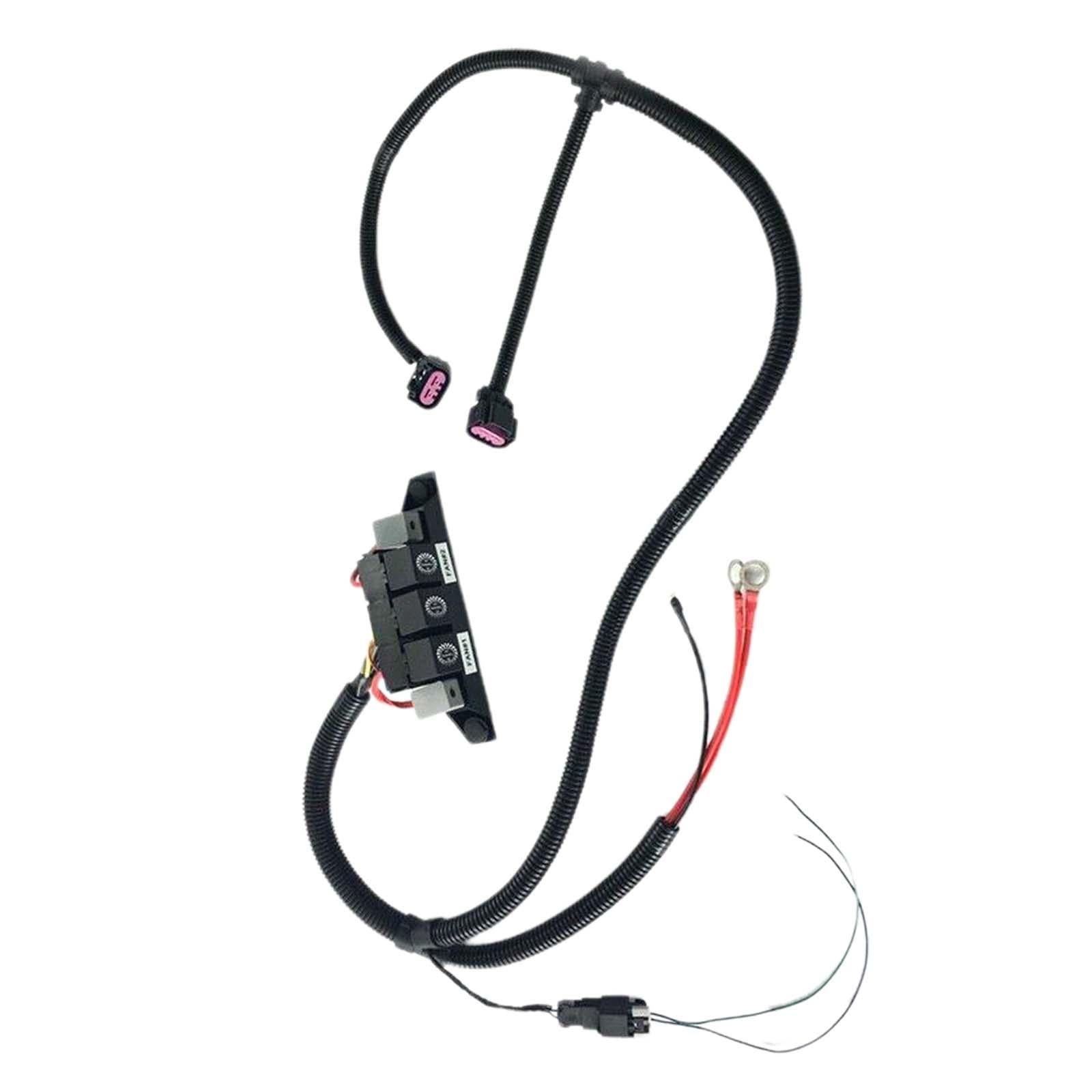 Dual Electric Fan Wiring Harness Kit 674-00923 for 1500 3500 Quality