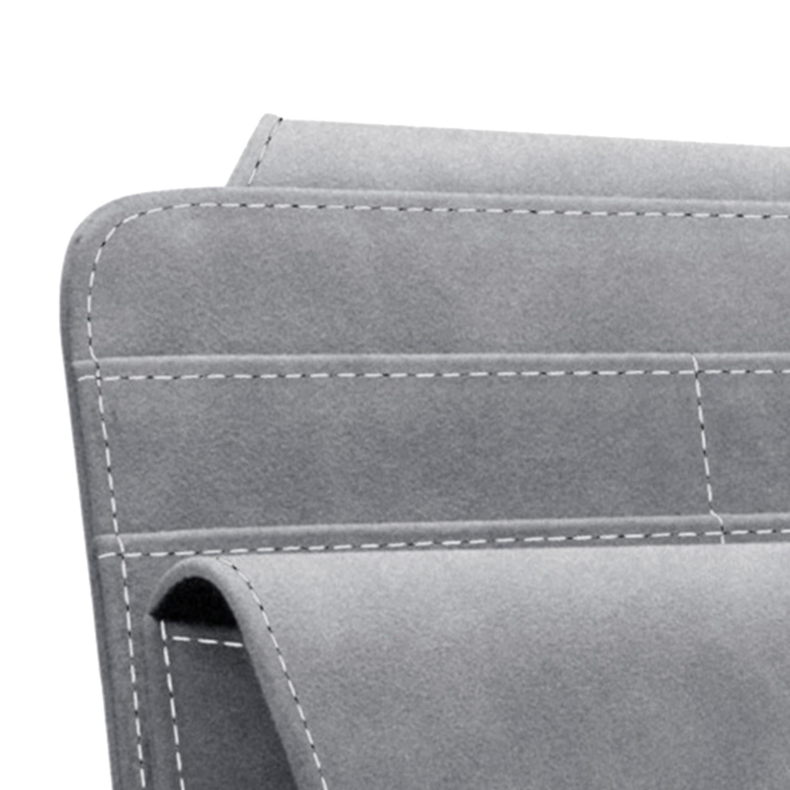 Car Sun Visor Organizer Car Visor Accessories Ticket Card Holder Storage Bag Gray