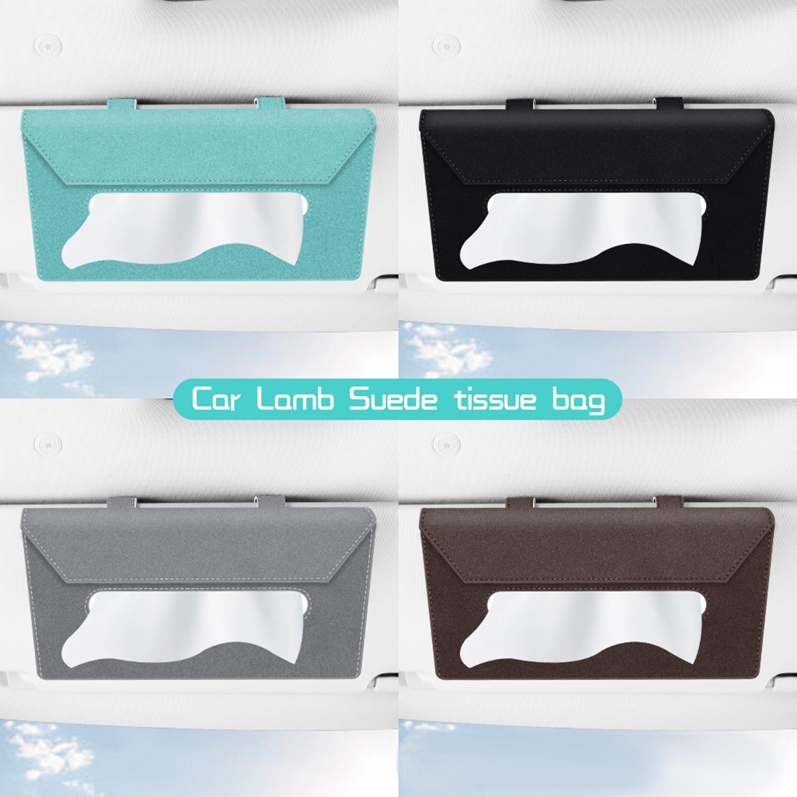 Car Tissue Holder Soft Backseat Tissue Case Holder for Automotive Truck