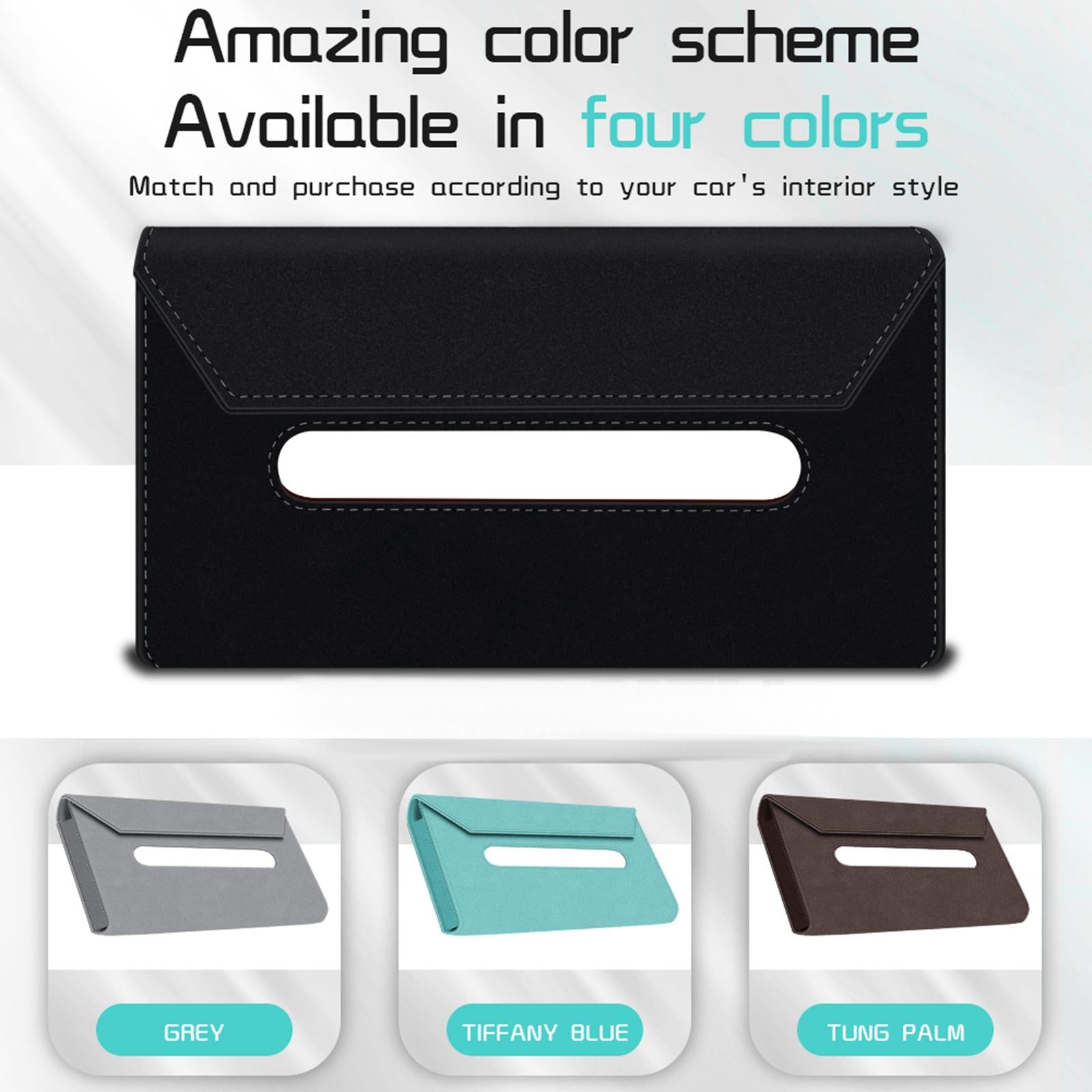 Car Tissue Holder Soft Backseat Tissue Case Holder for Automotive Truck