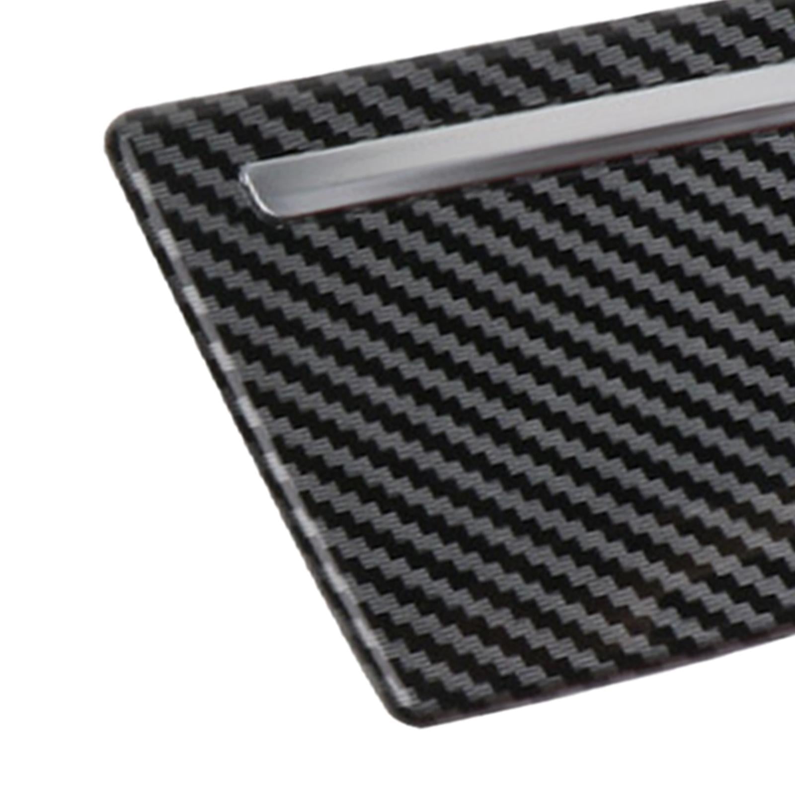 Ashtray Assembly Cover Decor Cover Accessories for BMW 730 7 Series carbon fiber pattern