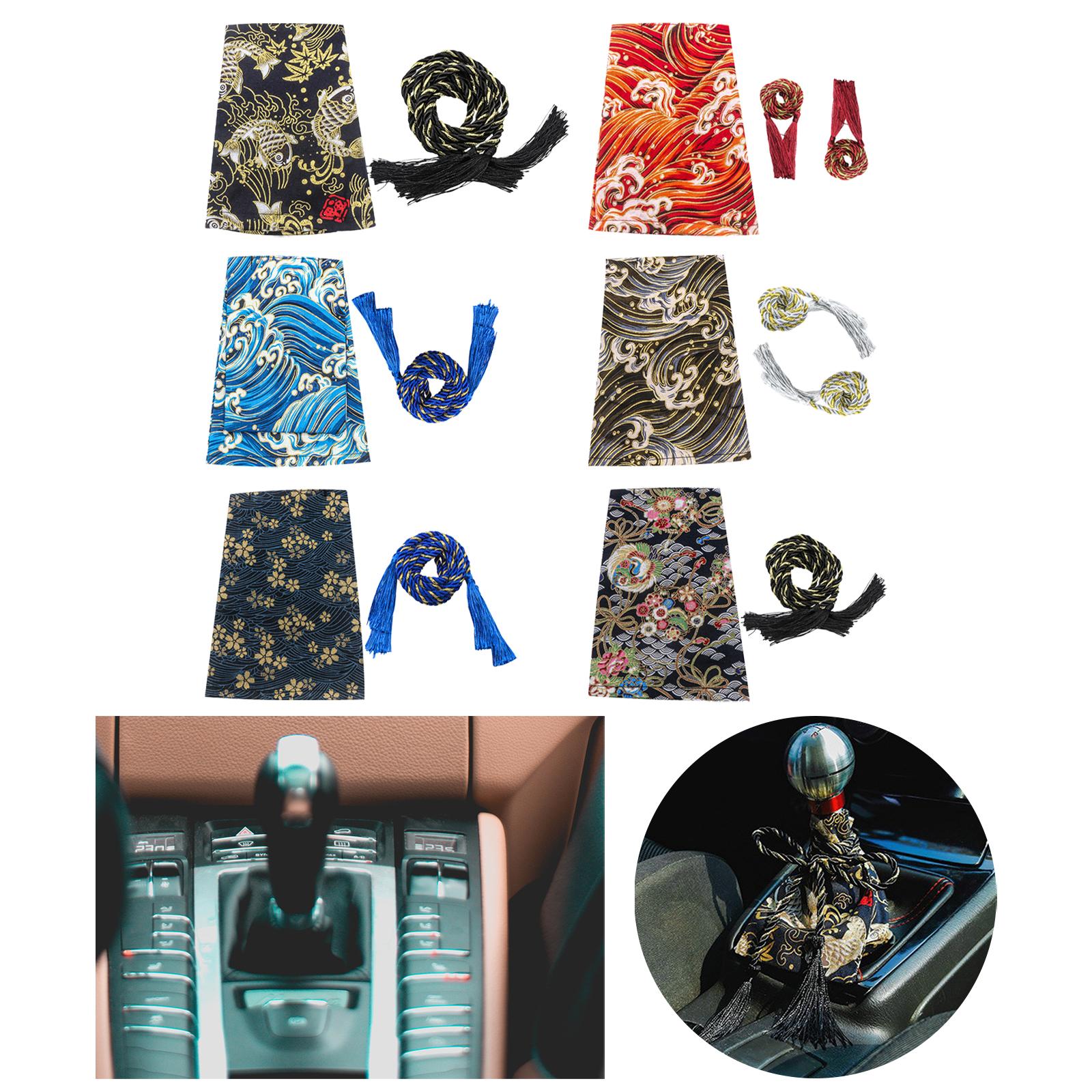 Shift Knob Cover Durable Gear Shifter Car Shift Knob Dust Cover for Car Koi Black