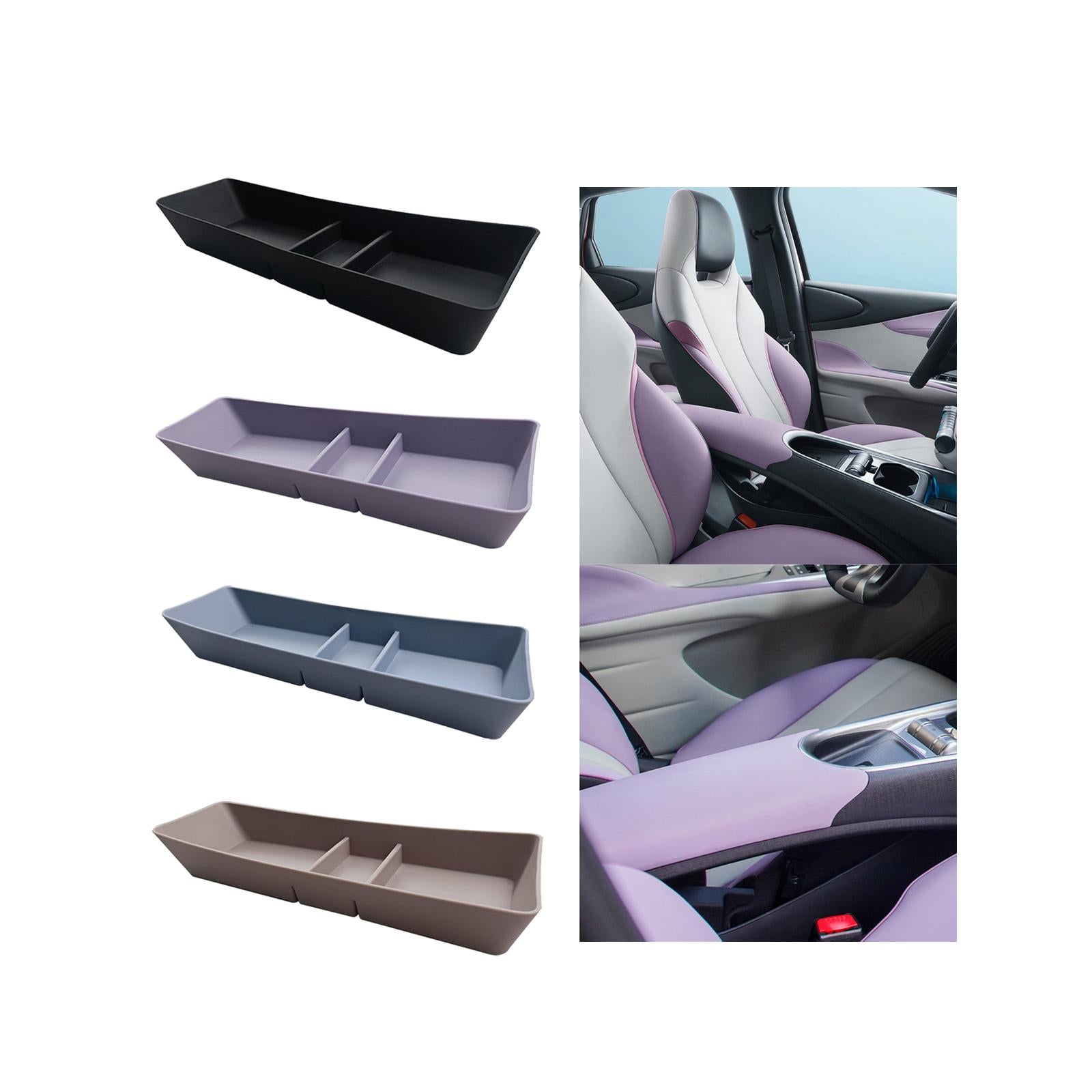 Center Console Organizer Armrest Storage Box for Byd Dolphin ea1 Atto 1 Black