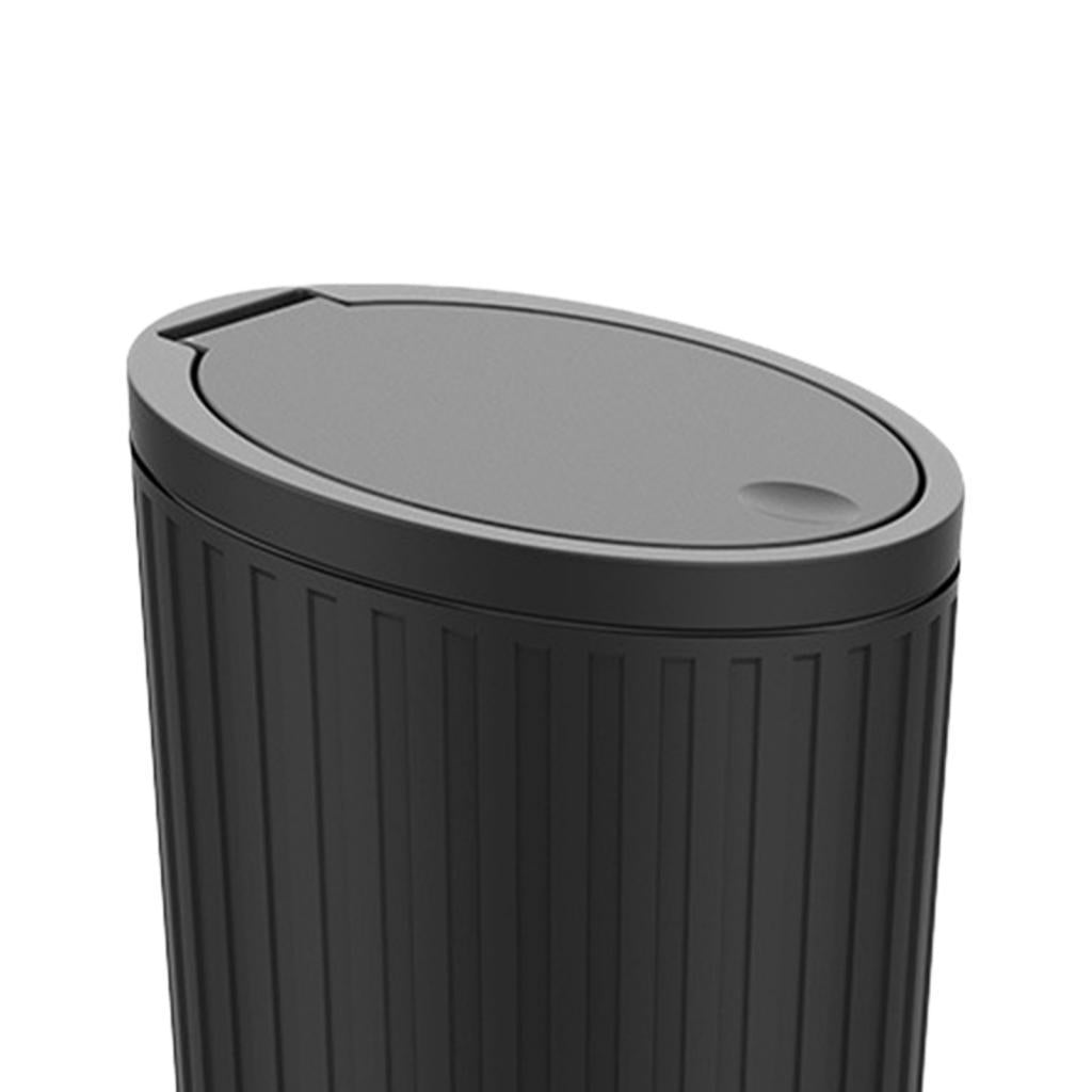 Car Trash Can Durable Small Car Cup Holder Trash Bin for Auto Truck SUV black