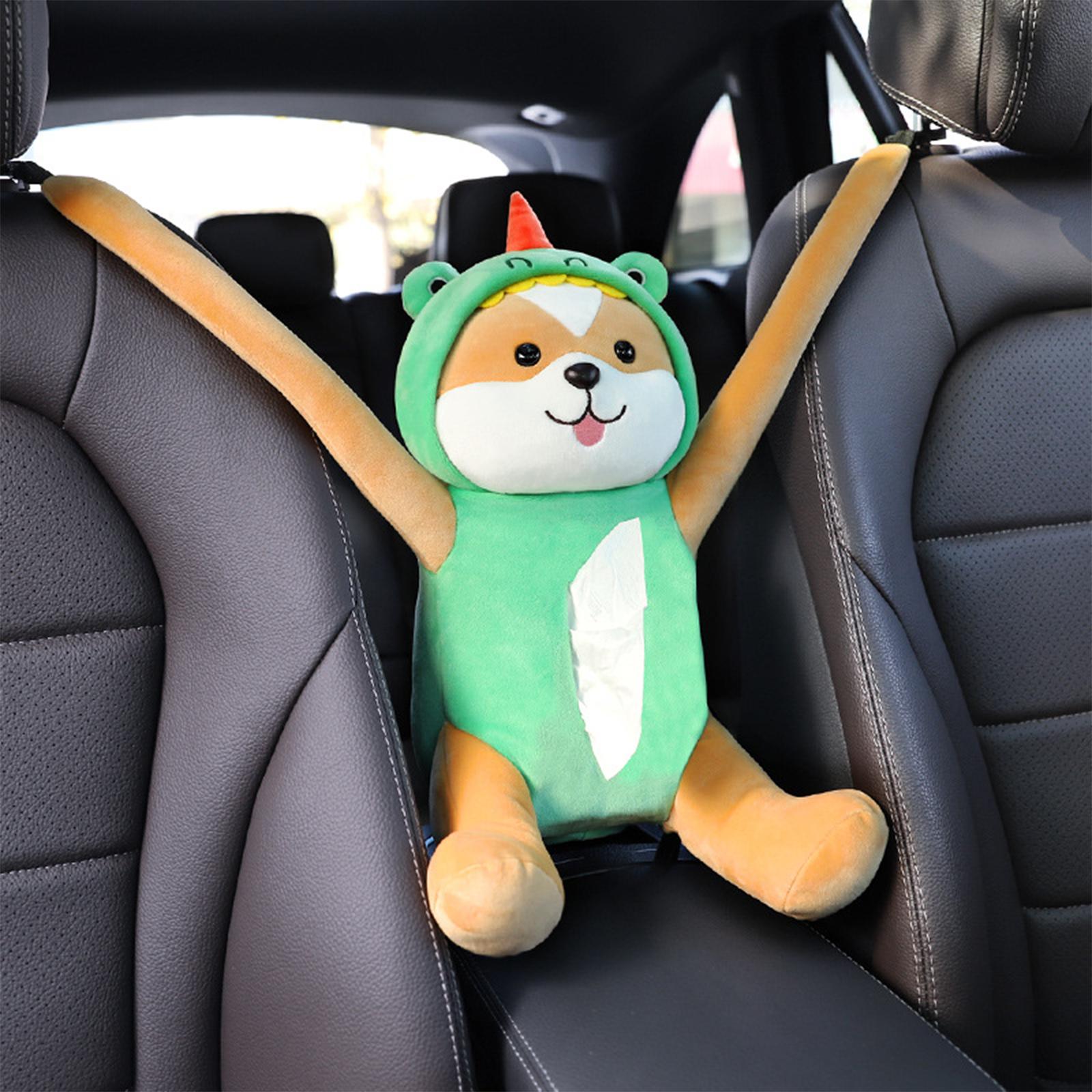 Cute Car Tissue Holder Creative Tissue Box for Automotive Bathroom Home Style C