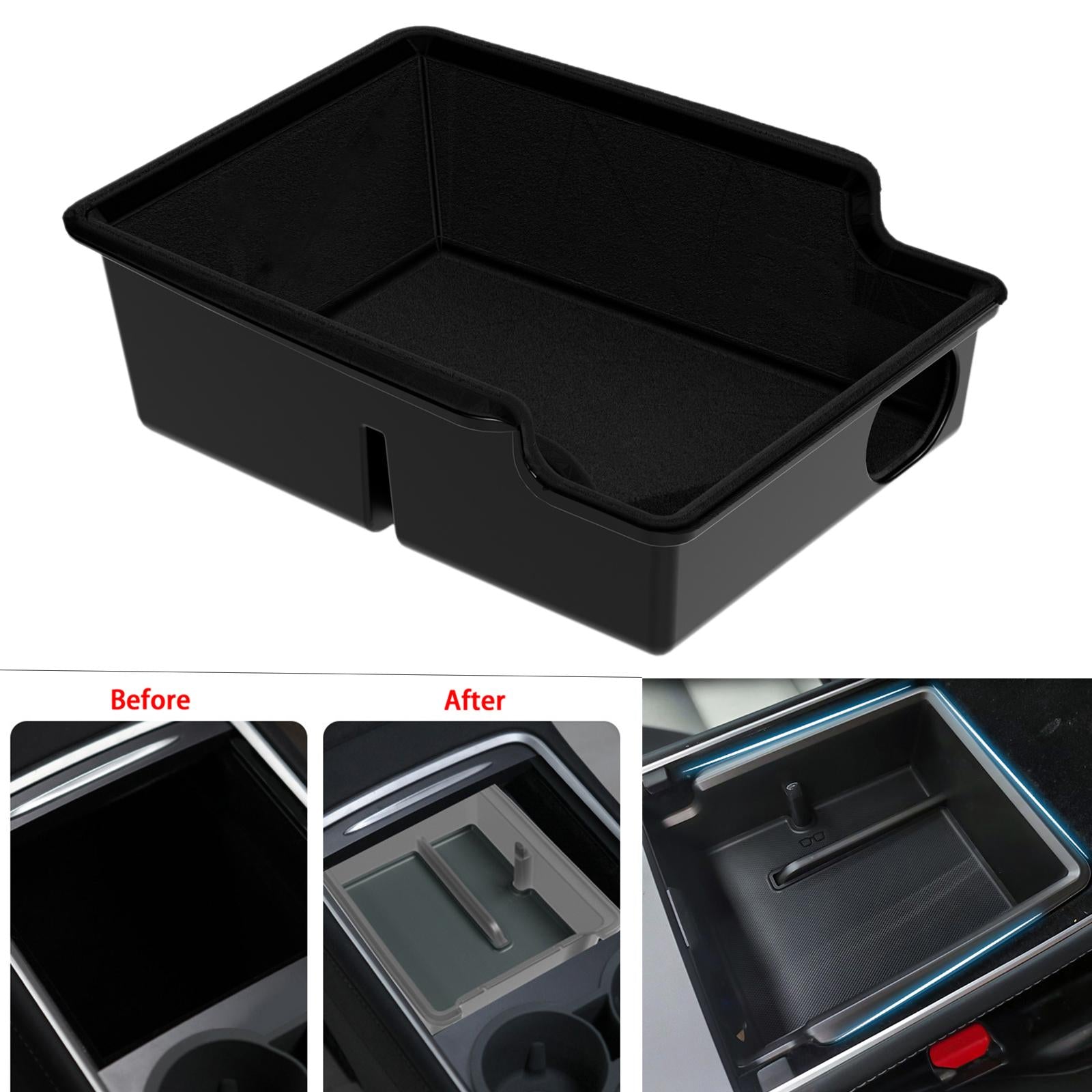 Centre Console Organizer Tray Replaces for Tesla Model 3 Y Professional Rear