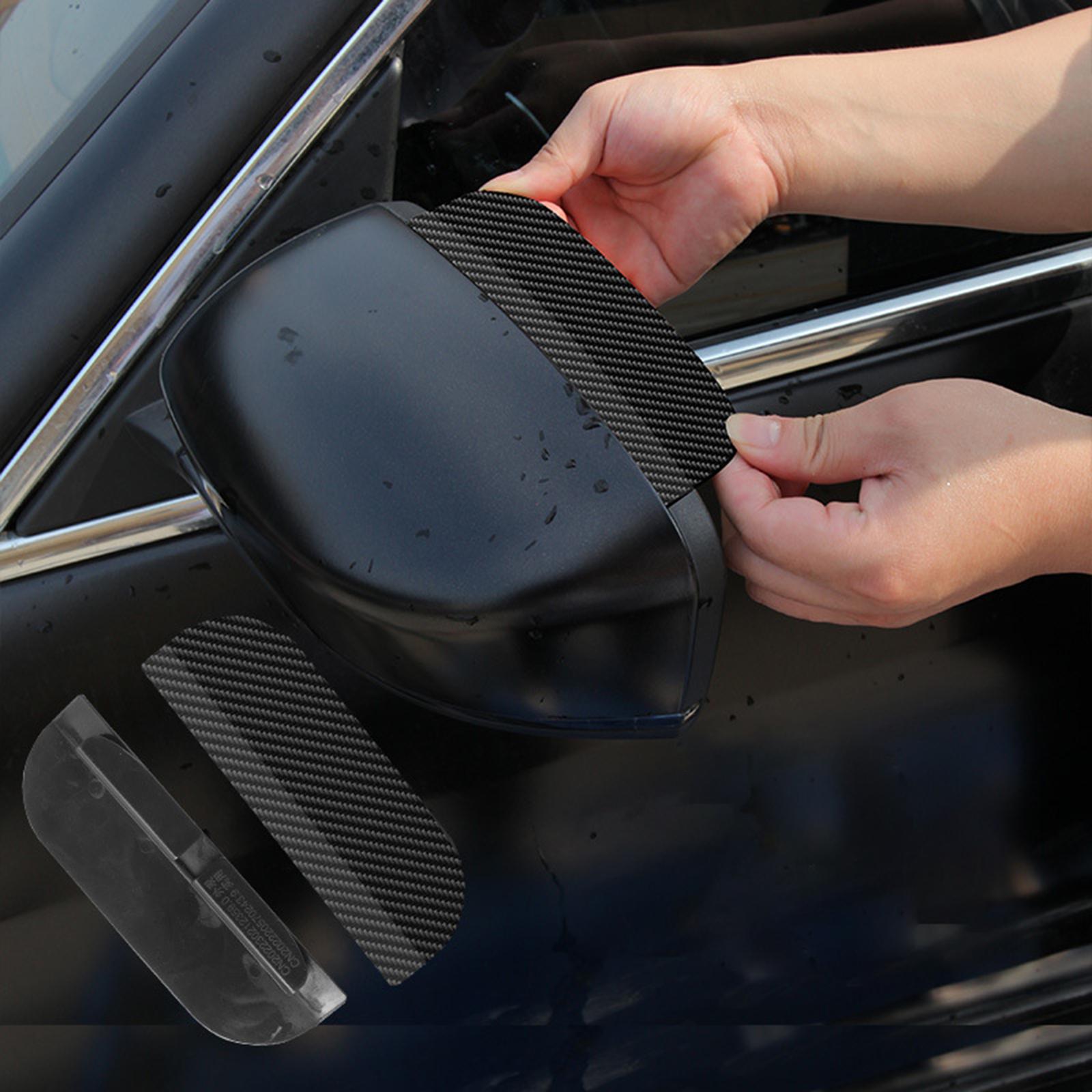 3xCar Rear View Mirror Rain Visor Universal for Truck Automotive Most Car