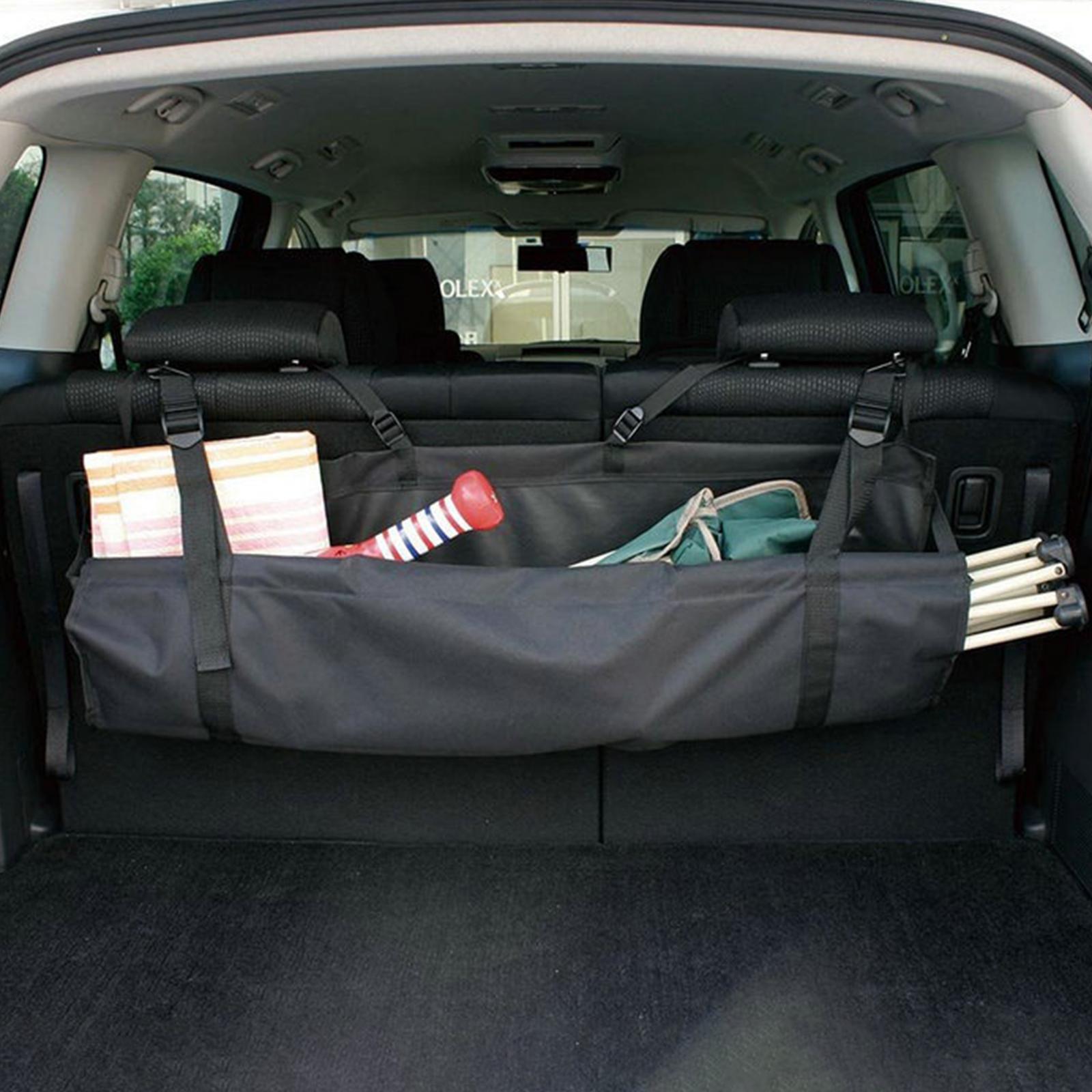 Car Storage Bag to Install on Headrest Oxford Cloth Car Trunk Organizer