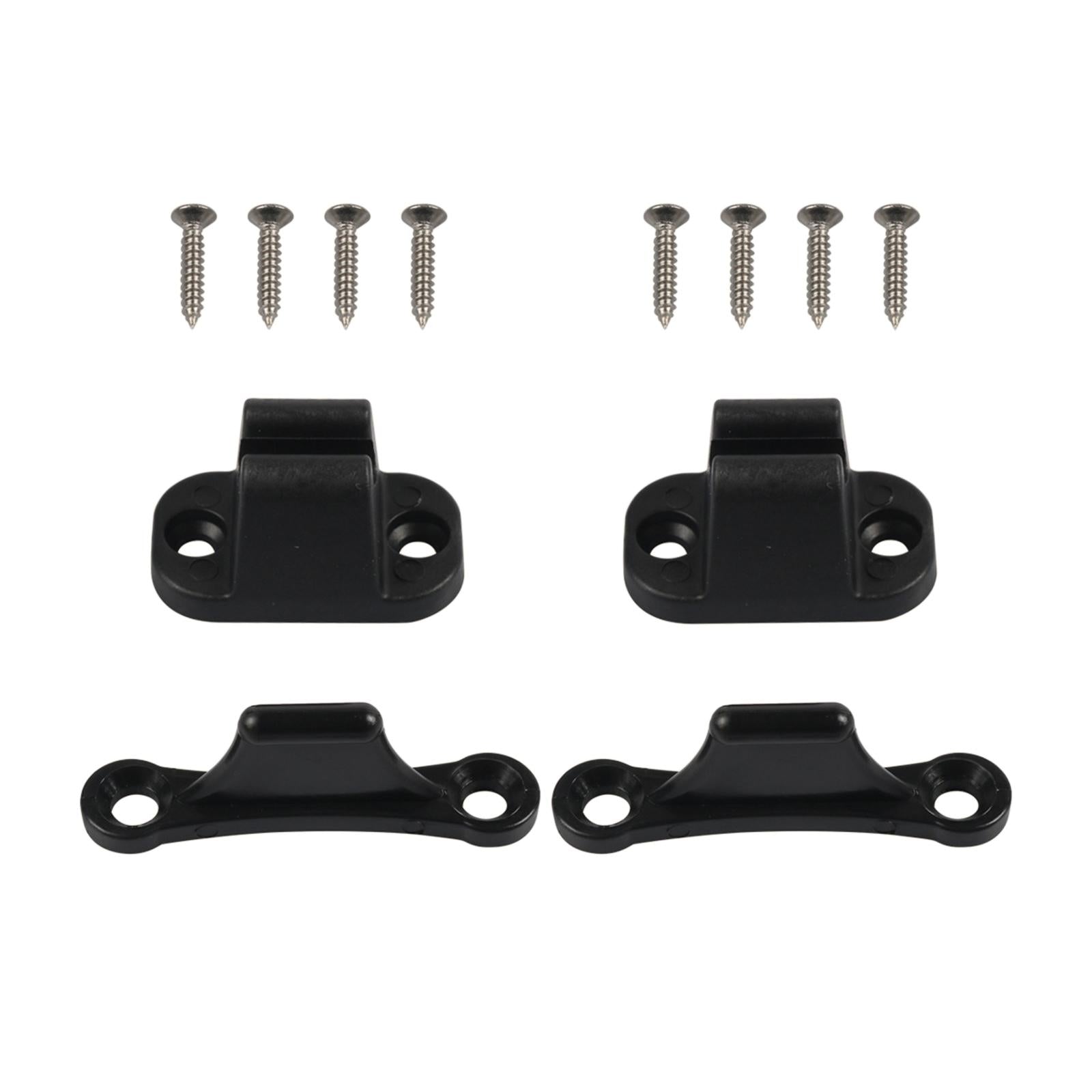Door Stops with 8 Screws Retainer Clip for Campervans Motorhome