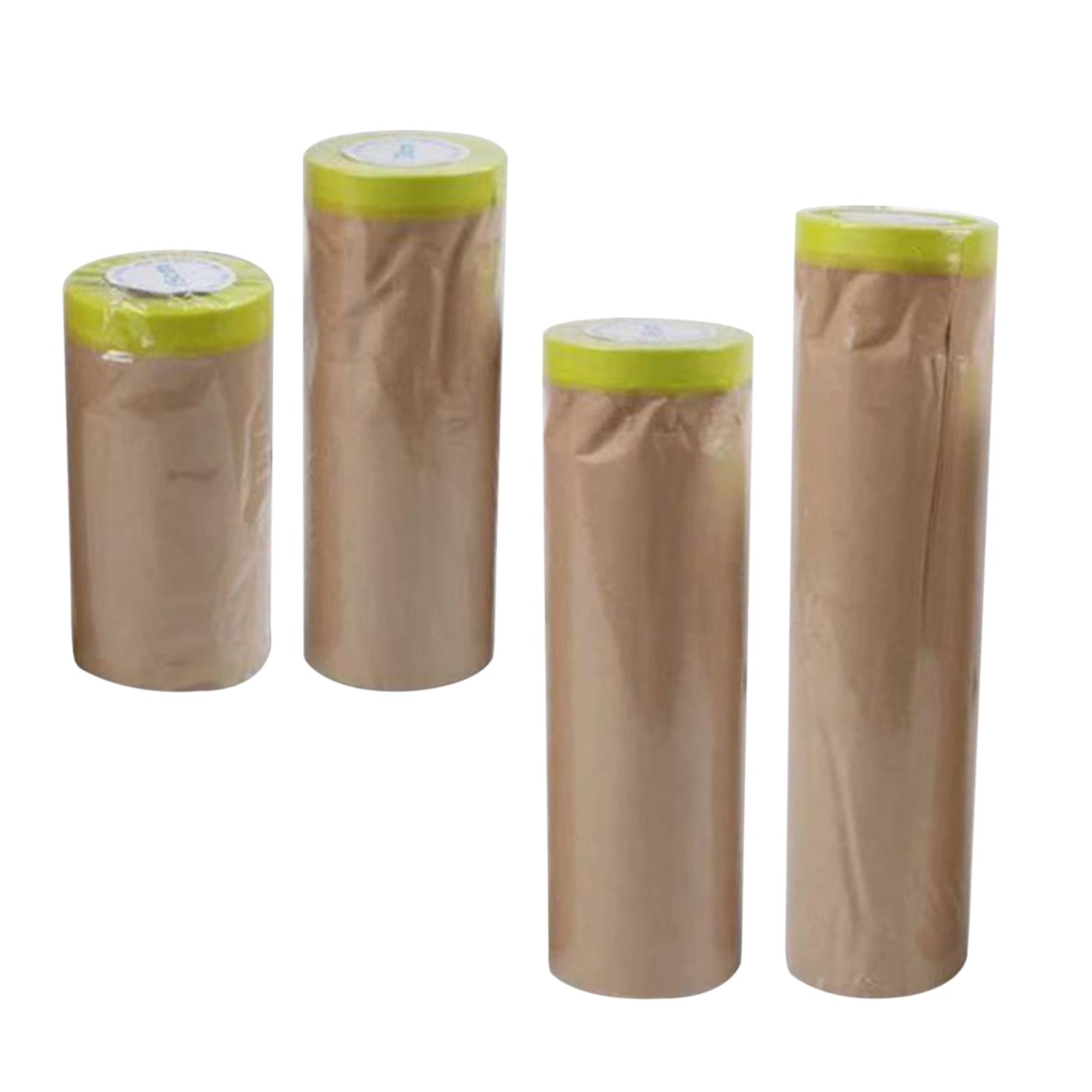 Pre Taped Masking Tape 15M Wall Treatment for Frames Cars and Auto Body 15cm