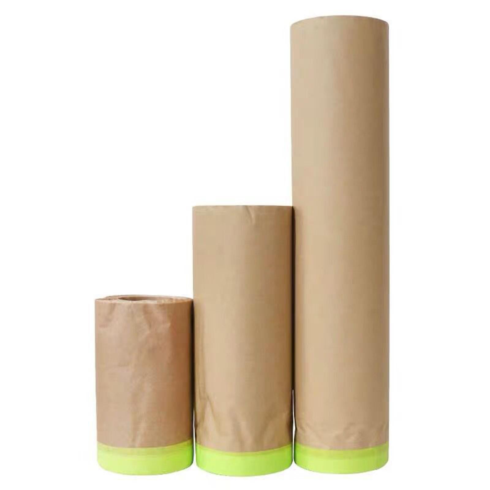 Pre Taped Masking Tape 15M Wall Treatment for Frames Cars and Auto Body 15cm