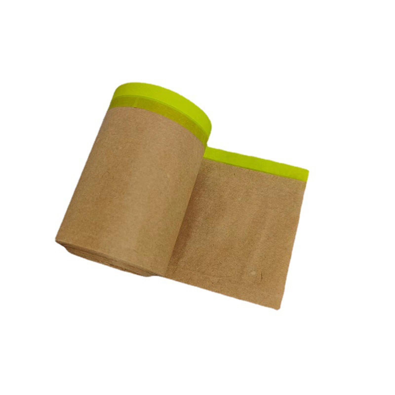 Pre Taped Masking Tape 15M Wall Treatment for Frames Cars and Auto Body 15cm
