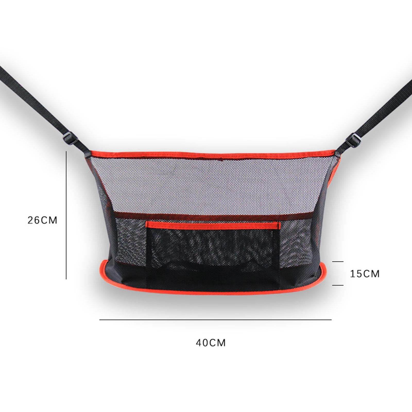Car Purse Handbag Holder Between Seats Seat Back Organizer for Document Red