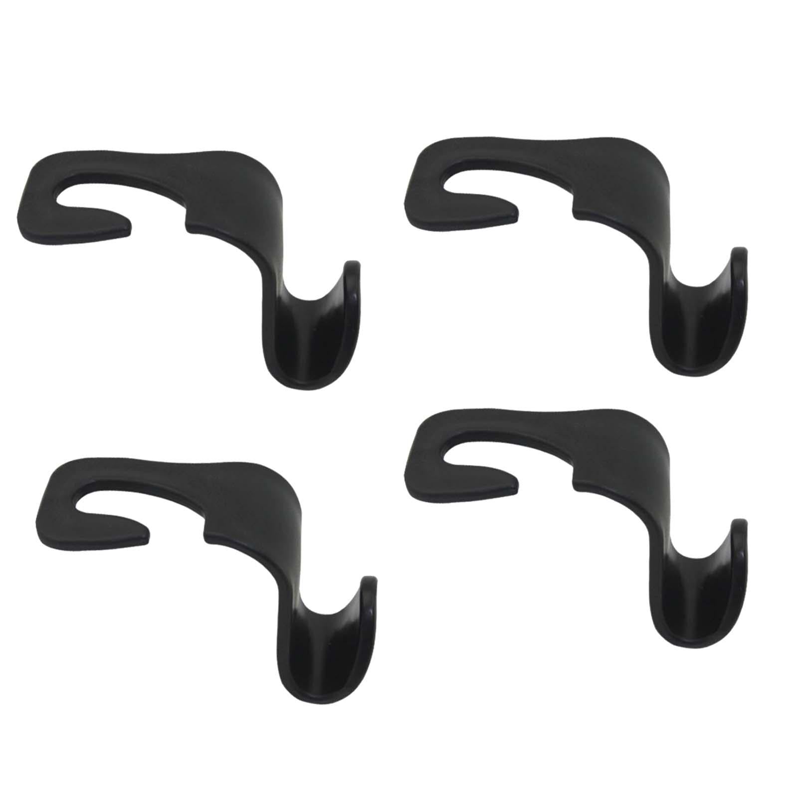 Car Seat Headrest Hook S Type Headrest Hanger for Bag Handbag Umbrellas 4 pieces