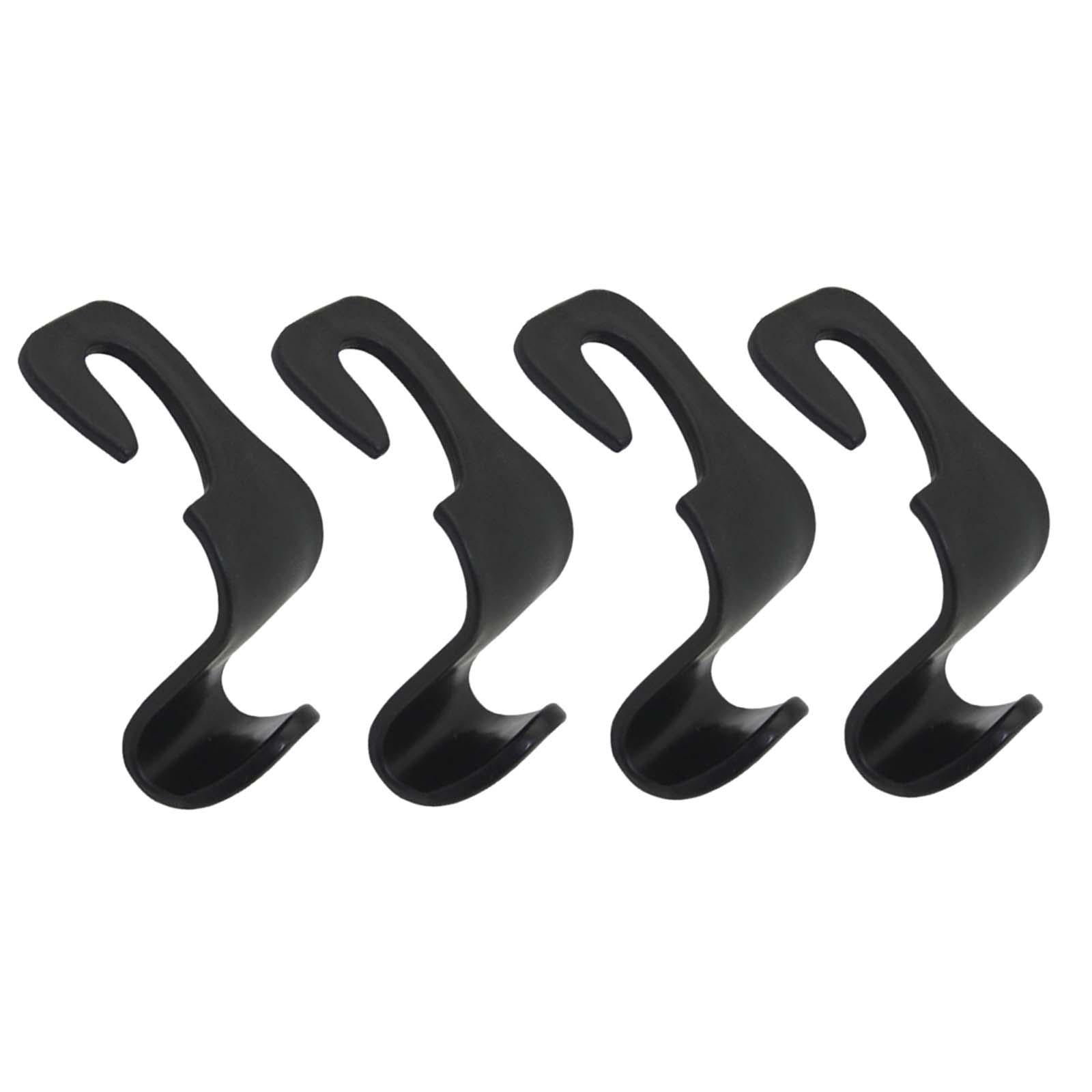 Car Seat Headrest Hook S Type Headrest Hanger for Bag Handbag Umbrellas 4 pieces