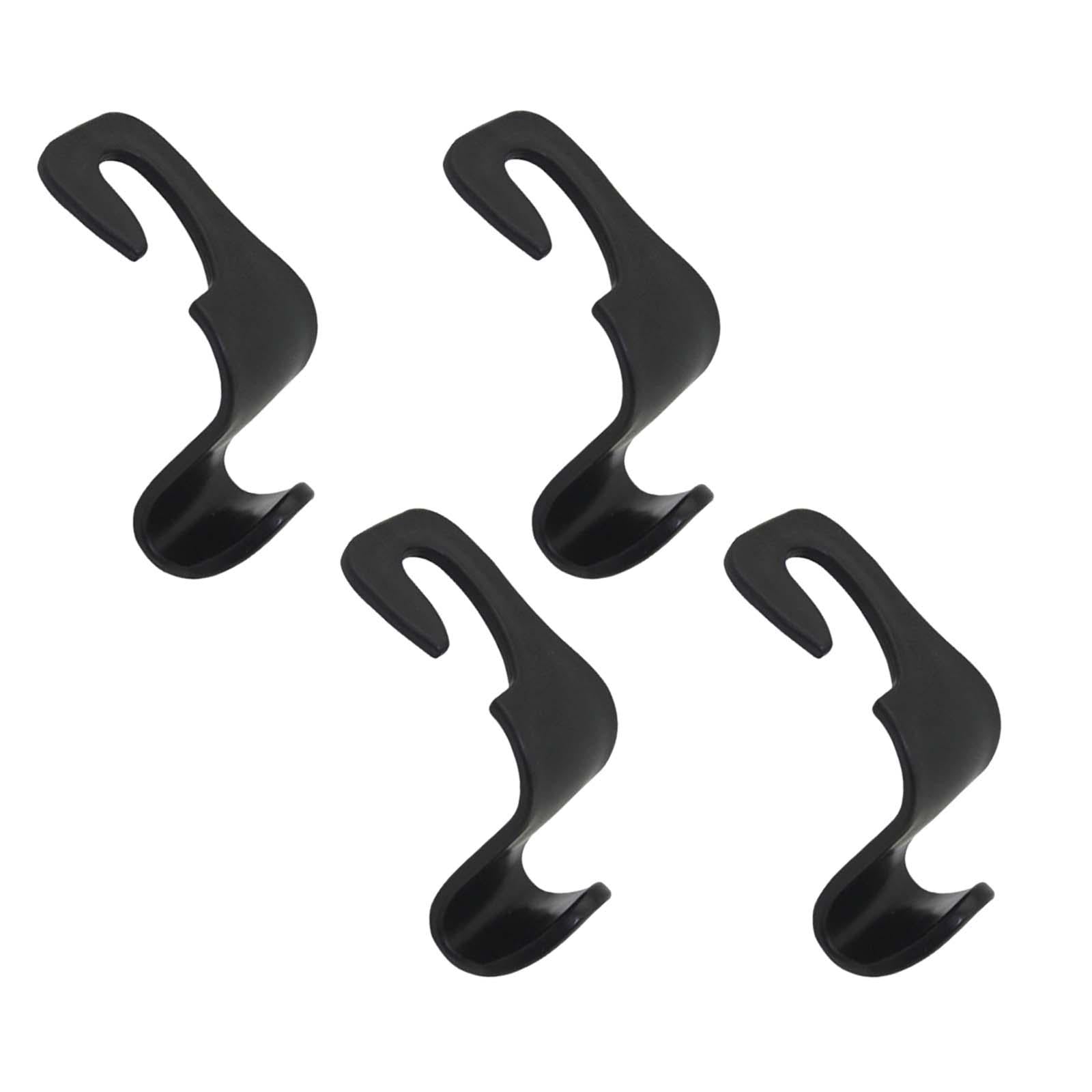 Car Seat Headrest Hook S Type Headrest Hanger for Bag Handbag Umbrellas 4 pieces