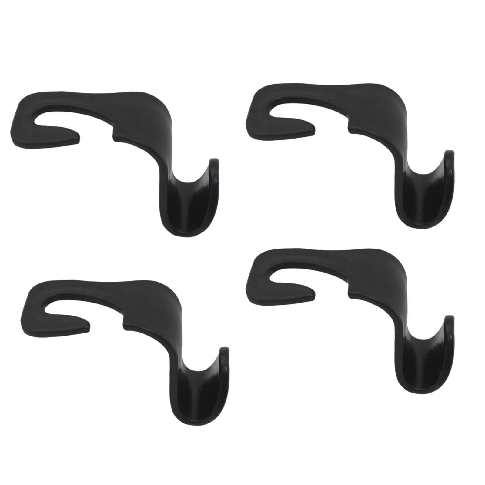 Car Seat Headrest Hook S Type Headrest Hanger for Bag Handbag Umbrellas 4 pieces