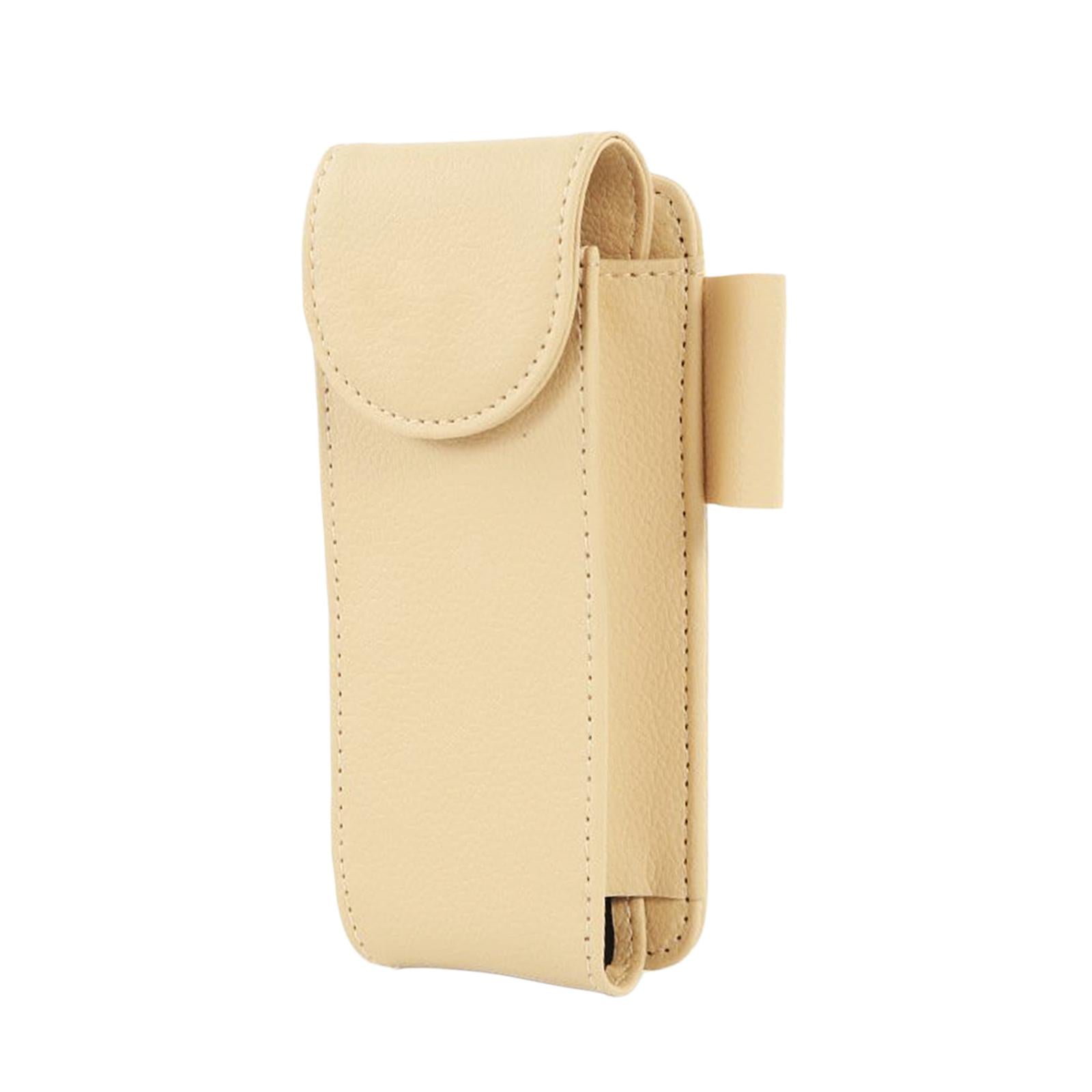 Sunglasses Holders for Car Sun Visor Universal for Automobile Truck SUV Beige