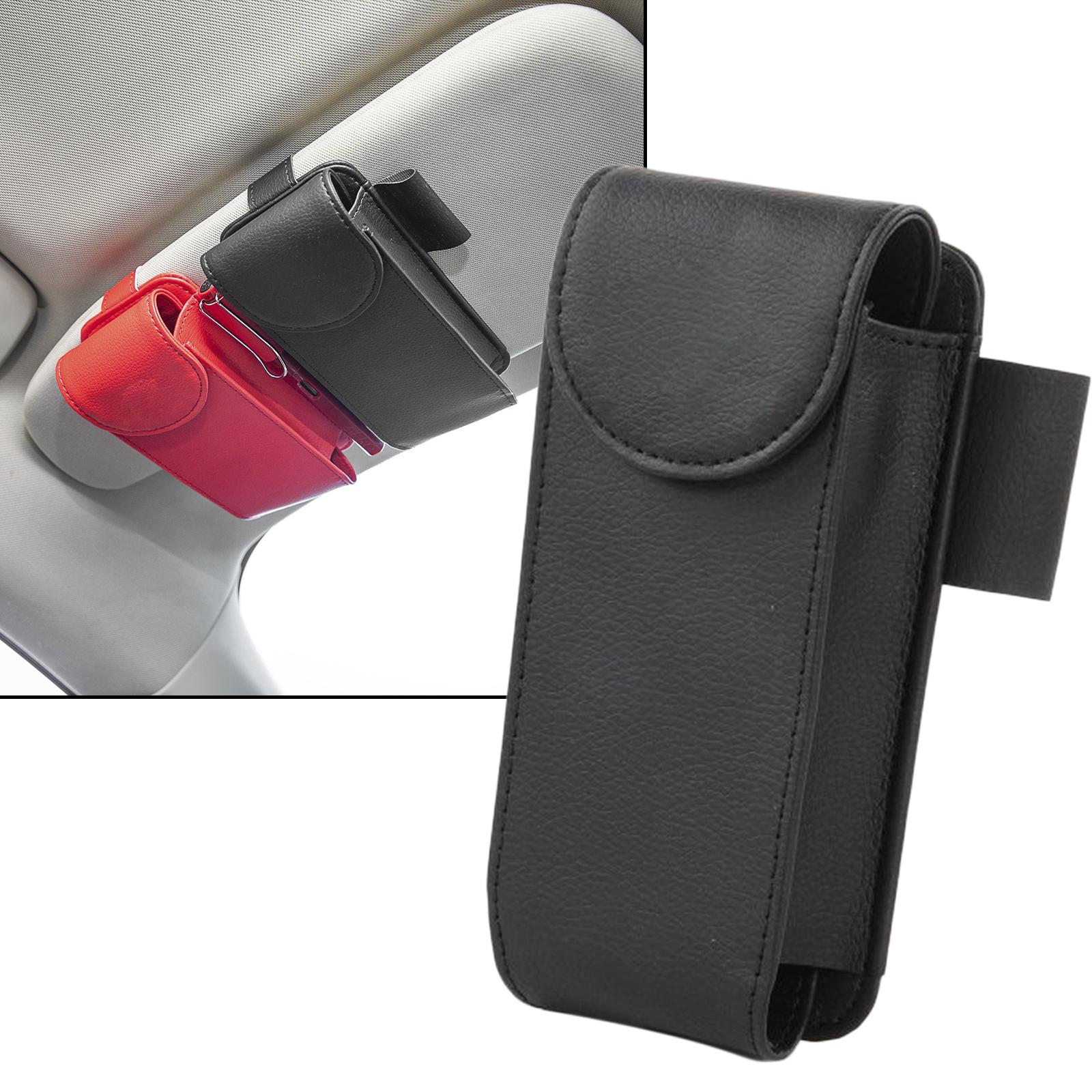 Sunglasses Holders for Car Sun Visor Universal for Automobile Truck SUV Black