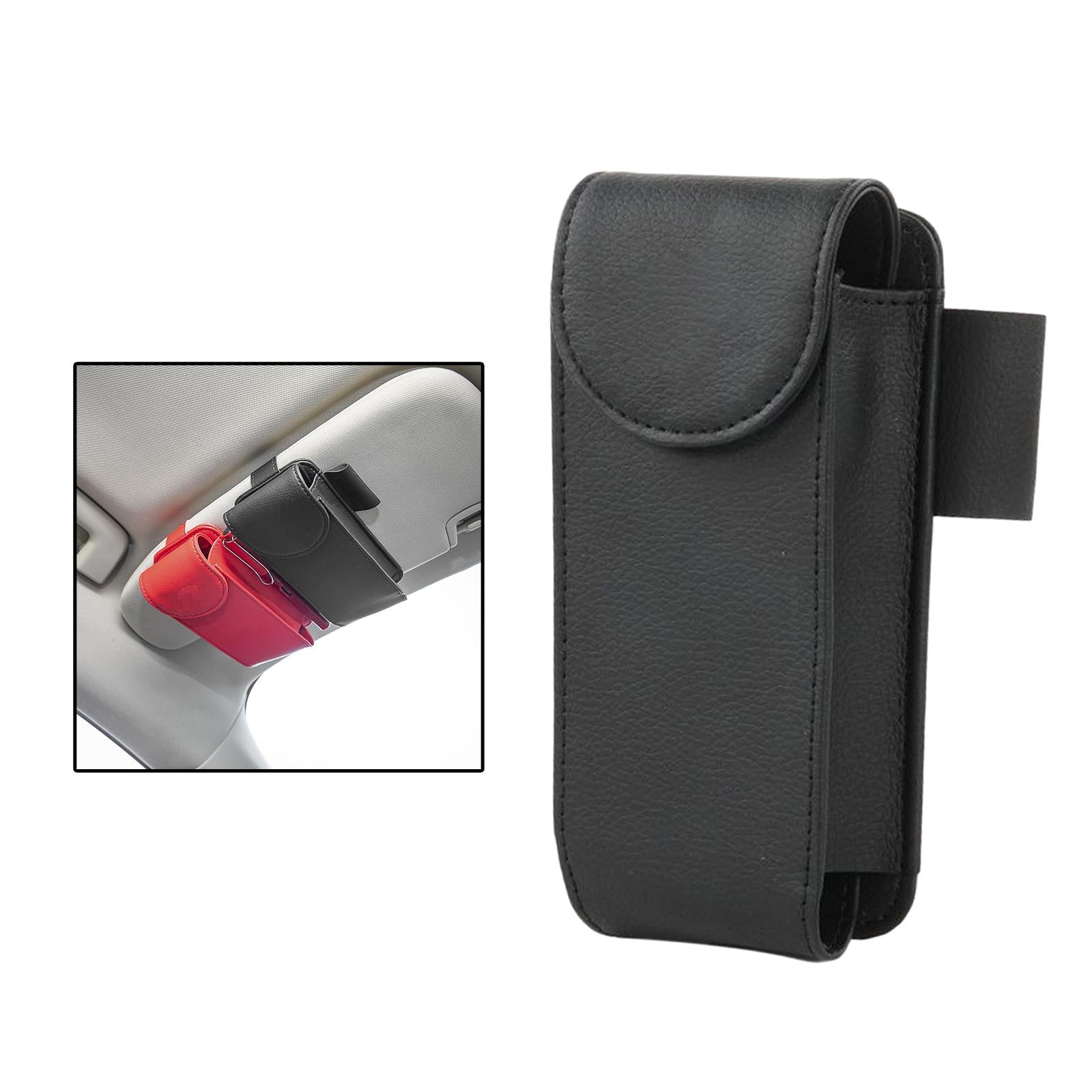 Sunglasses Holders for Car Sun Visor Universal for Automobile Truck SUV Black