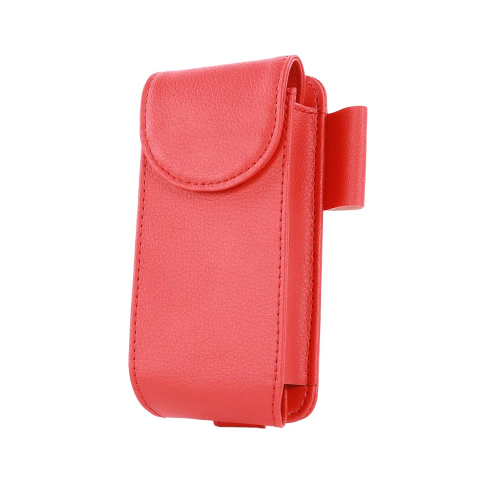 Sunglasses Holders for Car Sun Visor Universal for Automobile Truck SUV Red
