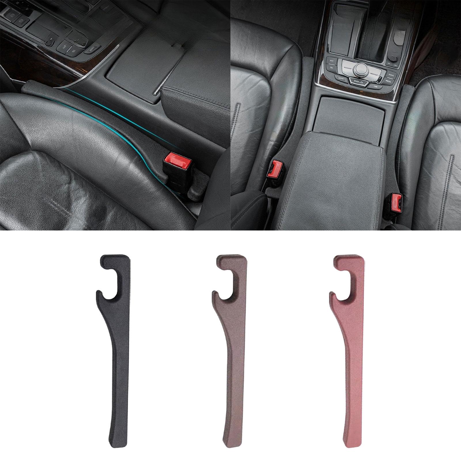 Car Seat Gap Filler Keep Phones Keys Wallet from Falling Interior Essentials black