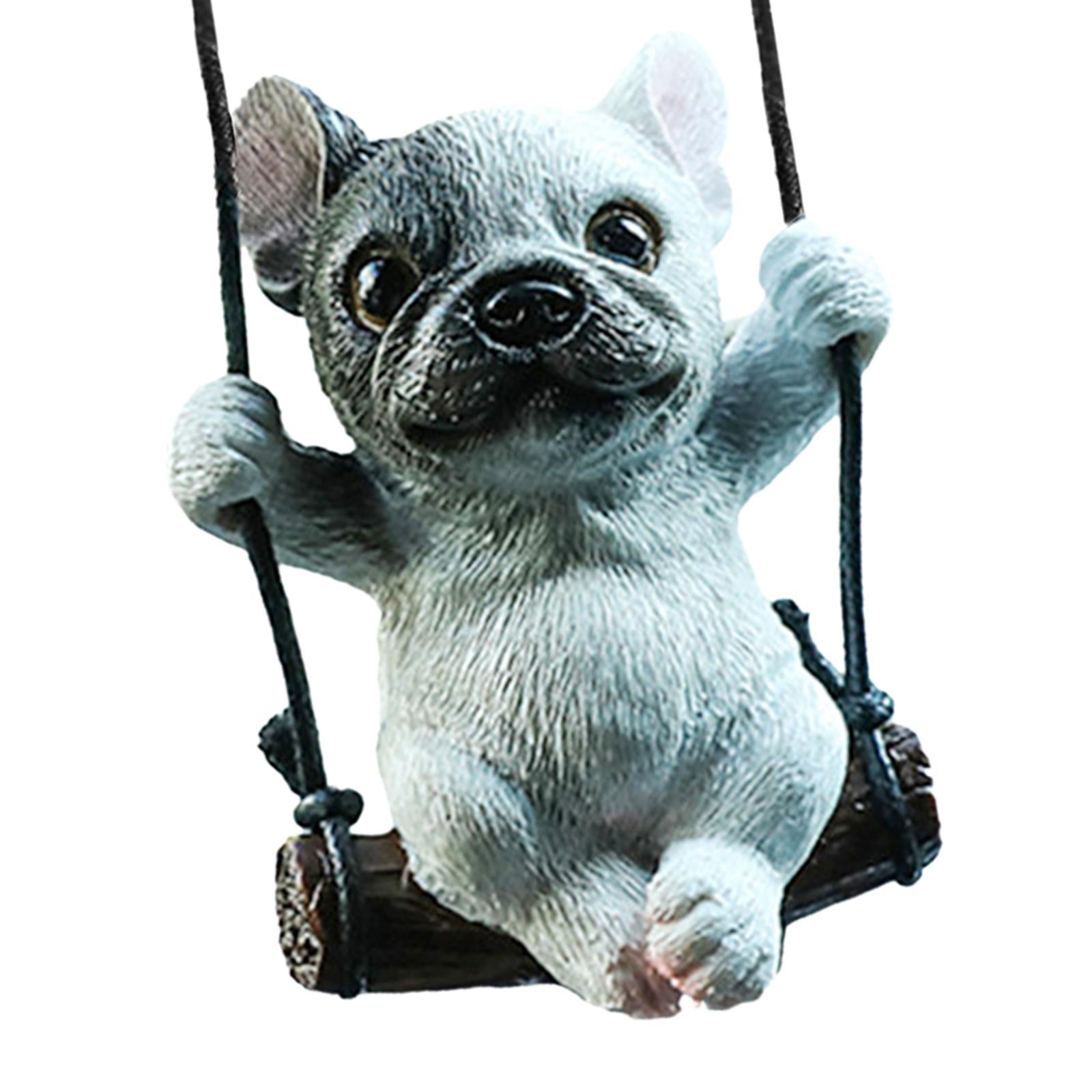 Dog Pendant for Car Rear View Mirror Charm for Backpacks Home Cafes Style A