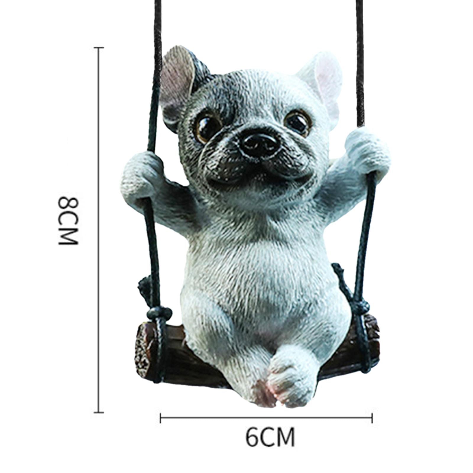 Dog Pendant for Car Rear View Mirror Charm for Backpacks Home Cafes Style A
