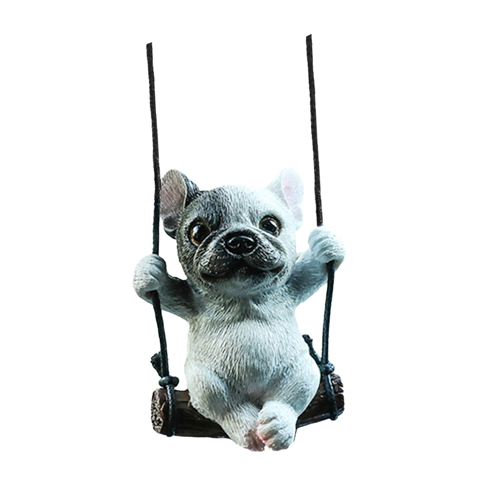 Dog Pendant for Car Rear View Mirror Charm for Backpacks Home Cafes Style A