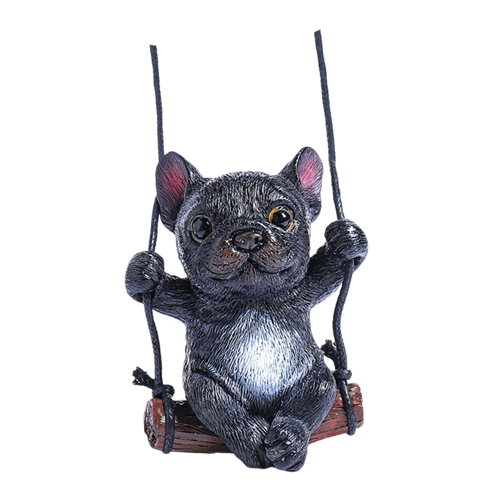Dog Pendant for Car Rear View Mirror Charm for Backpacks Home Cafes Style B