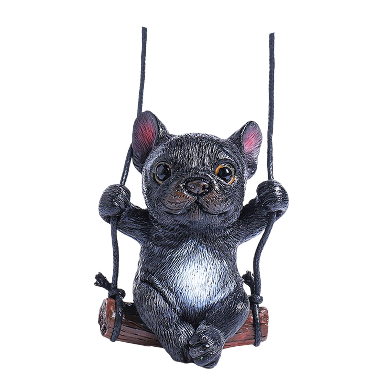 Dog Pendant for Car Rear View Mirror Charm for Backpacks Home Cafes Style B