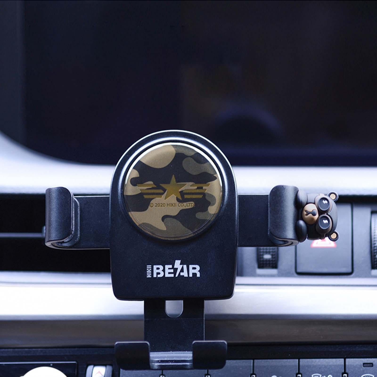 Car Vent Phone Mount Gravity Creative Adjustable Lovely Cartoon Phone Holder